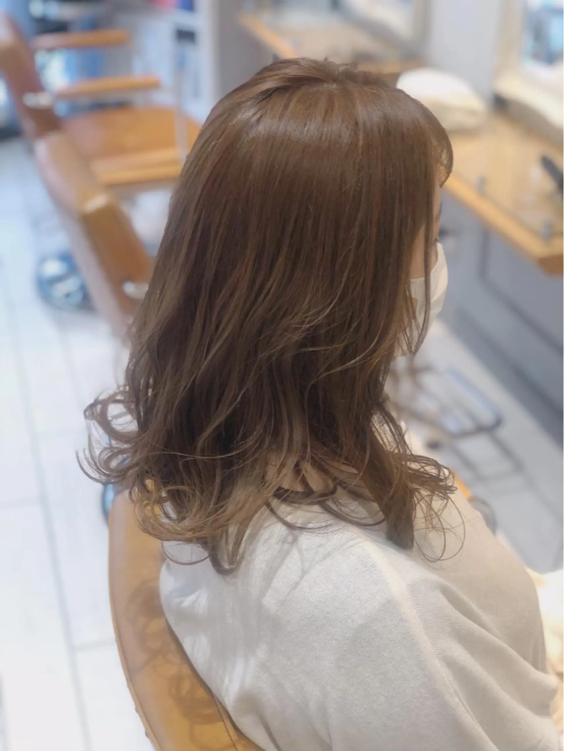 ロング ロング カット ヘアカラー トリートメント MeL 横浜/ ＭＩＨＯのヘアスタイル