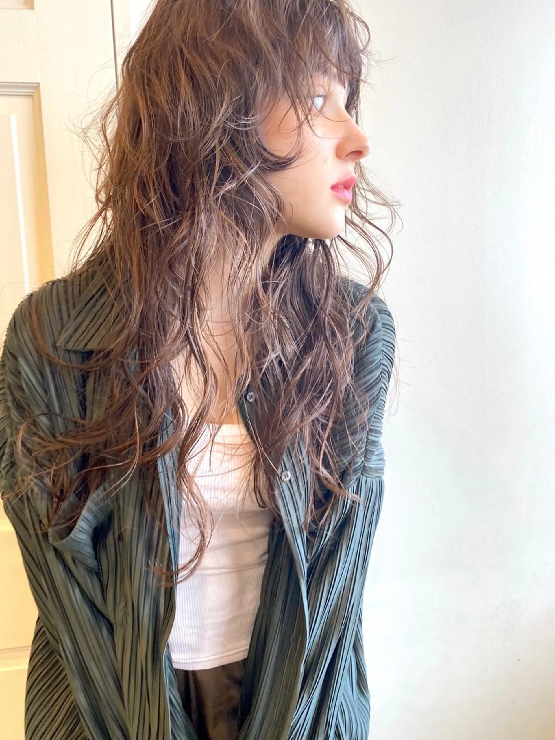 ロング パーマ MION✂️ 似合わせカットのヘアスタイル