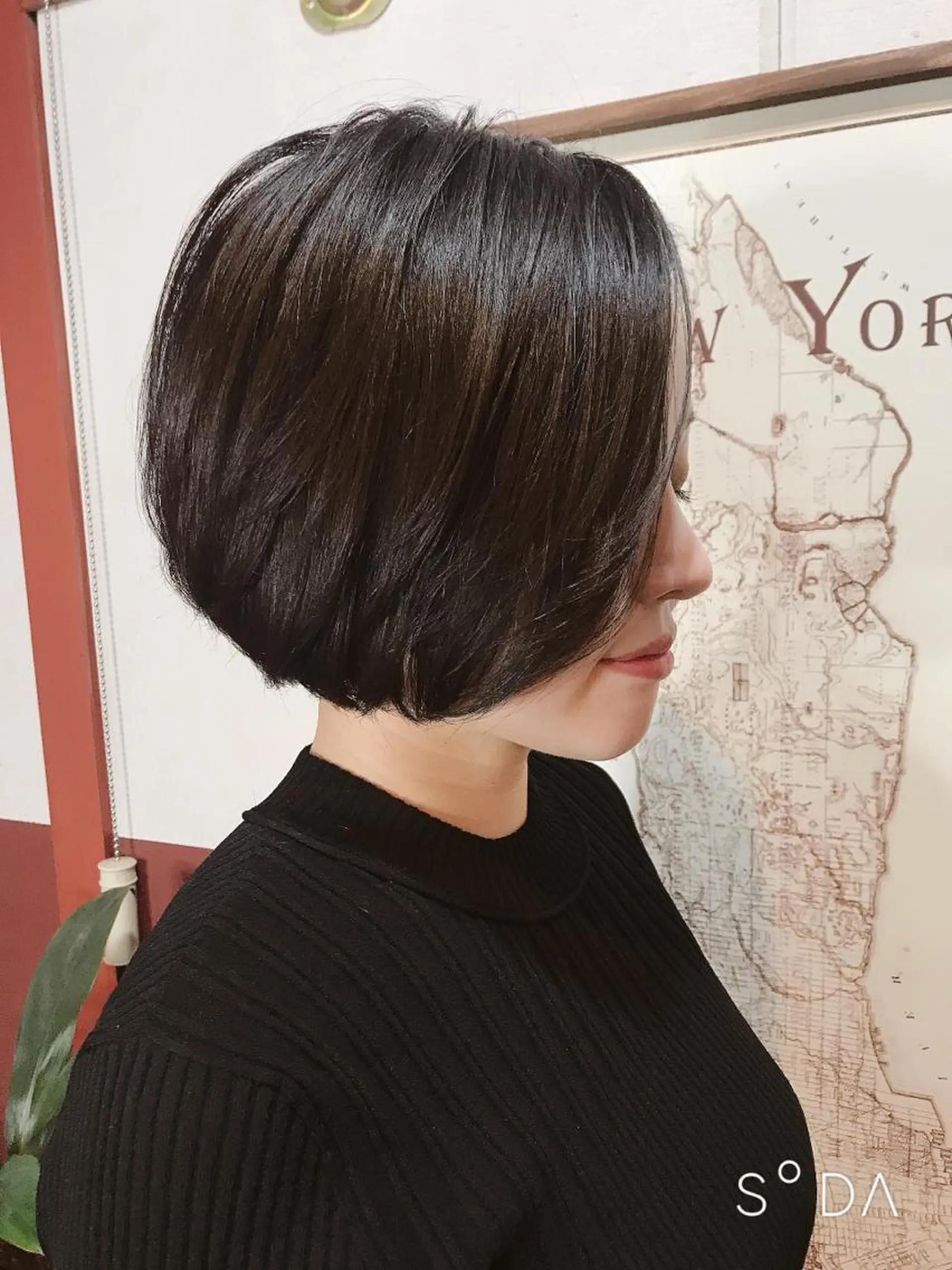 ショート パーソナルカラー 藤本夢のヘアスタイル