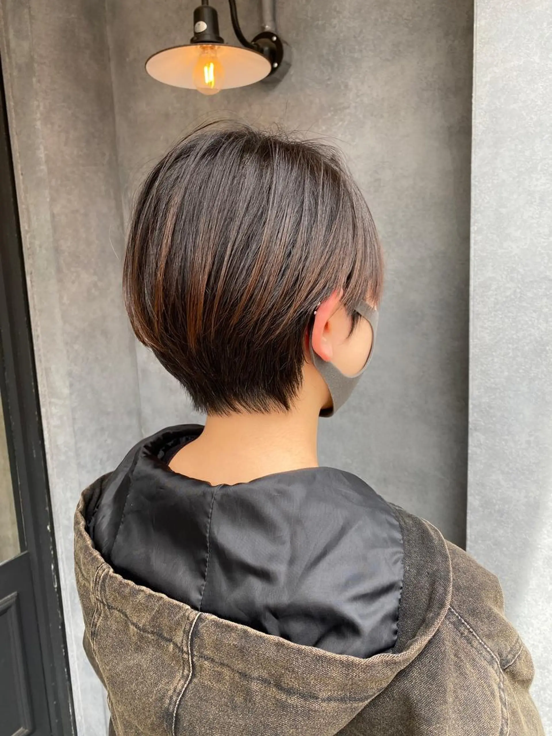 ショート カラー パーマ アディクシーカラー アッシュ バレイヤージュ ミストバング ブリーチ カット ヘアカラー 縮毛矯正 【N°deseo】 吉祥寺のヘアスタイル