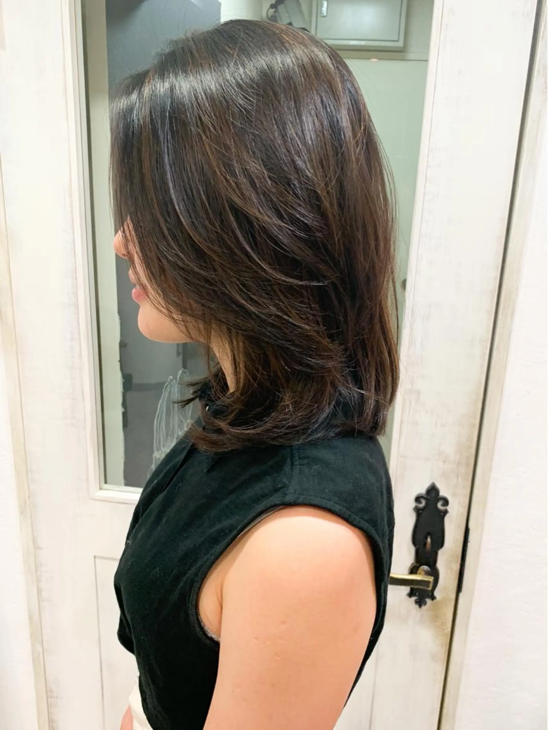 ミディアム ハイライト IDEA 柏の葉KOILRINKGARAGE所属・お洒落満足度 ◎💮井上のヘアスタイル