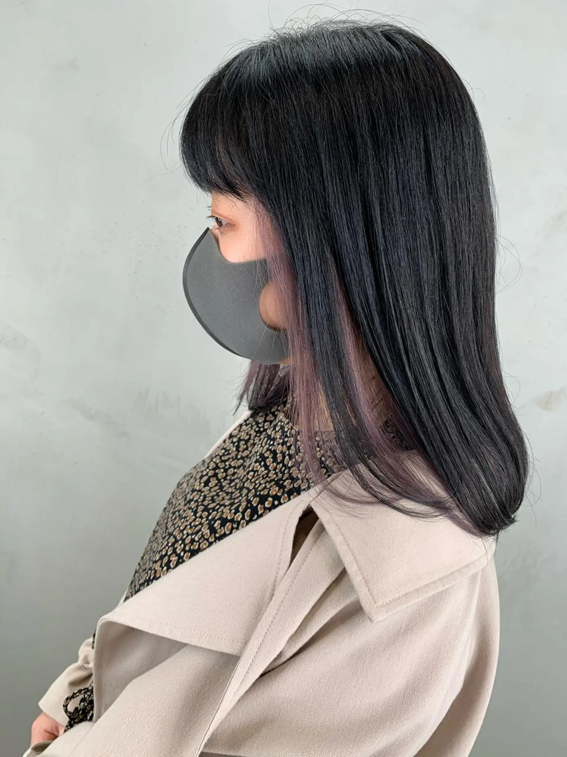 ミディアム パープルカラー River,Land所属・yui .のヘアスタイル