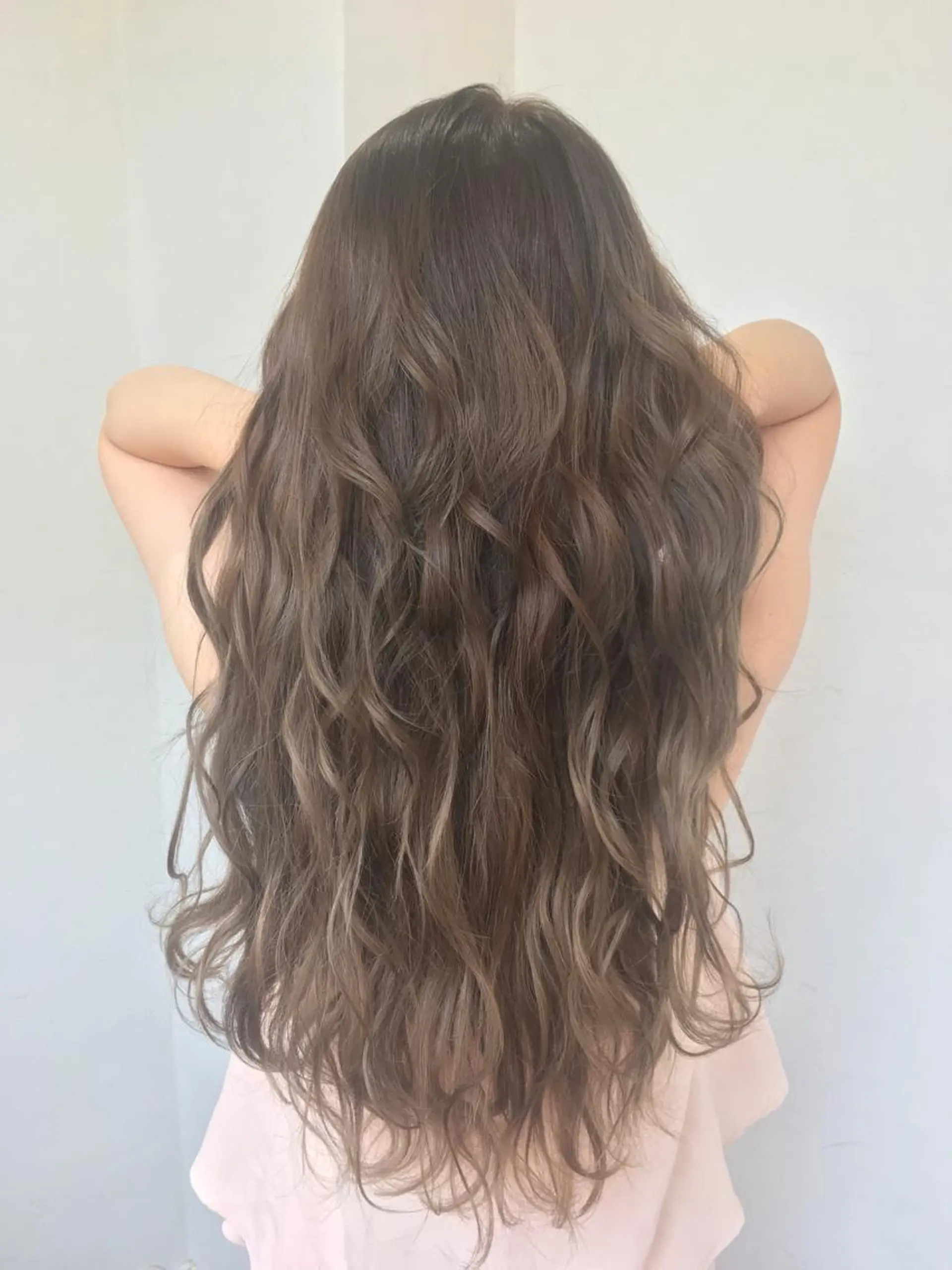 ロング カラー カット ヘアカラー ブリーチ毛縮毛矯正 👑山口のヘアスタイル