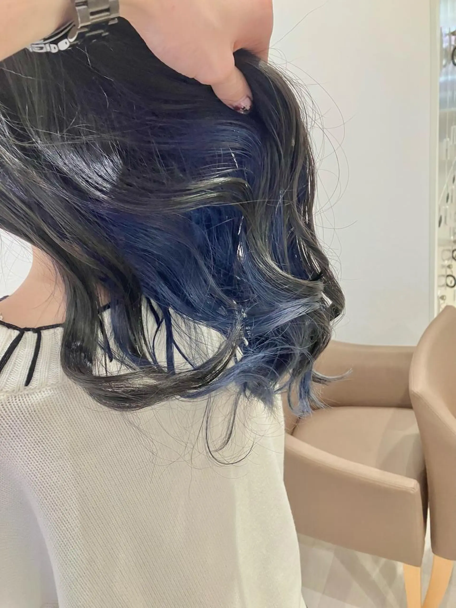 セミロング カラー ヘアカラー Re:st所属・Miyavi/カラー ショートボブのヘアスタイル