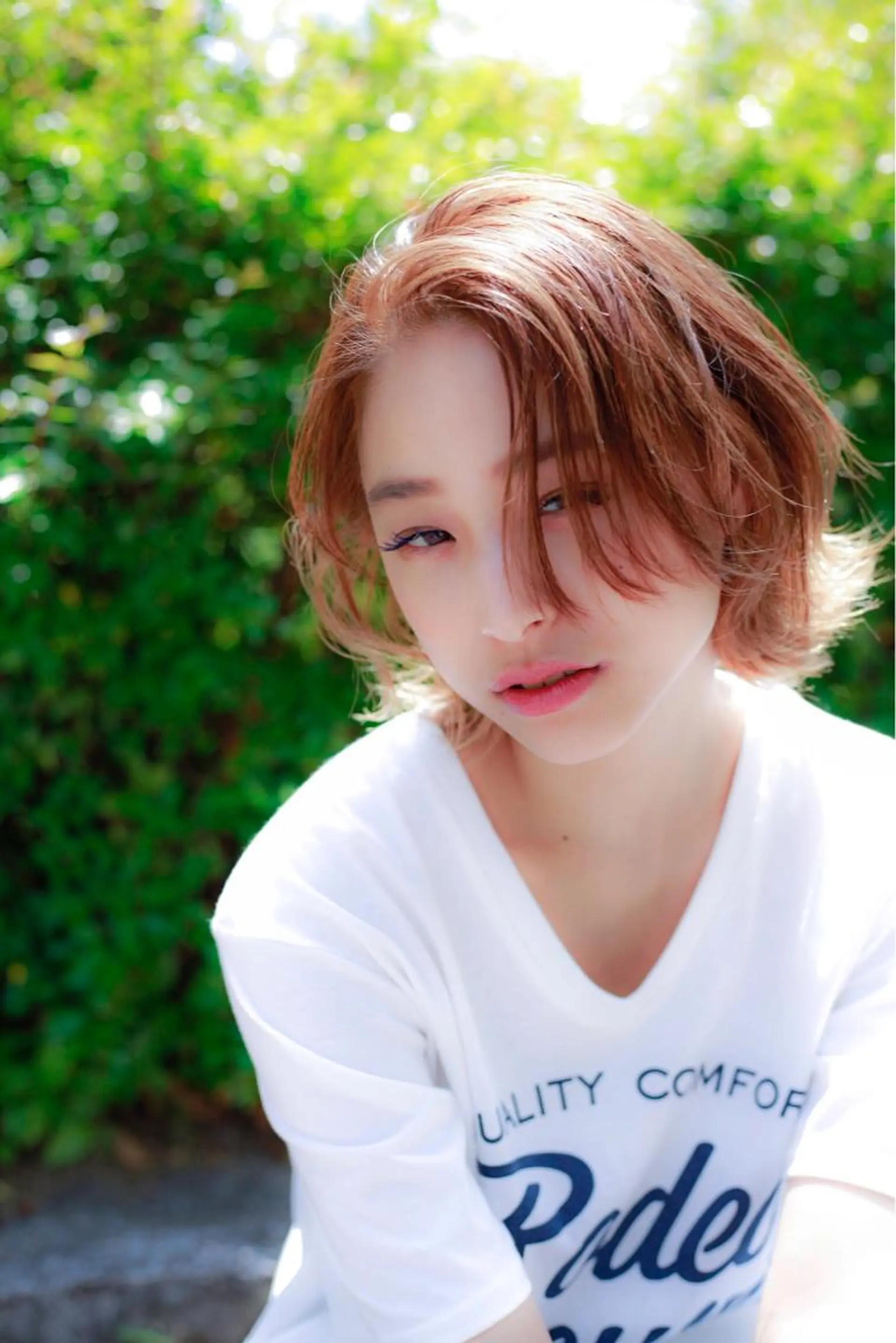 ショート カラー 永田 崇のヘアスタイル