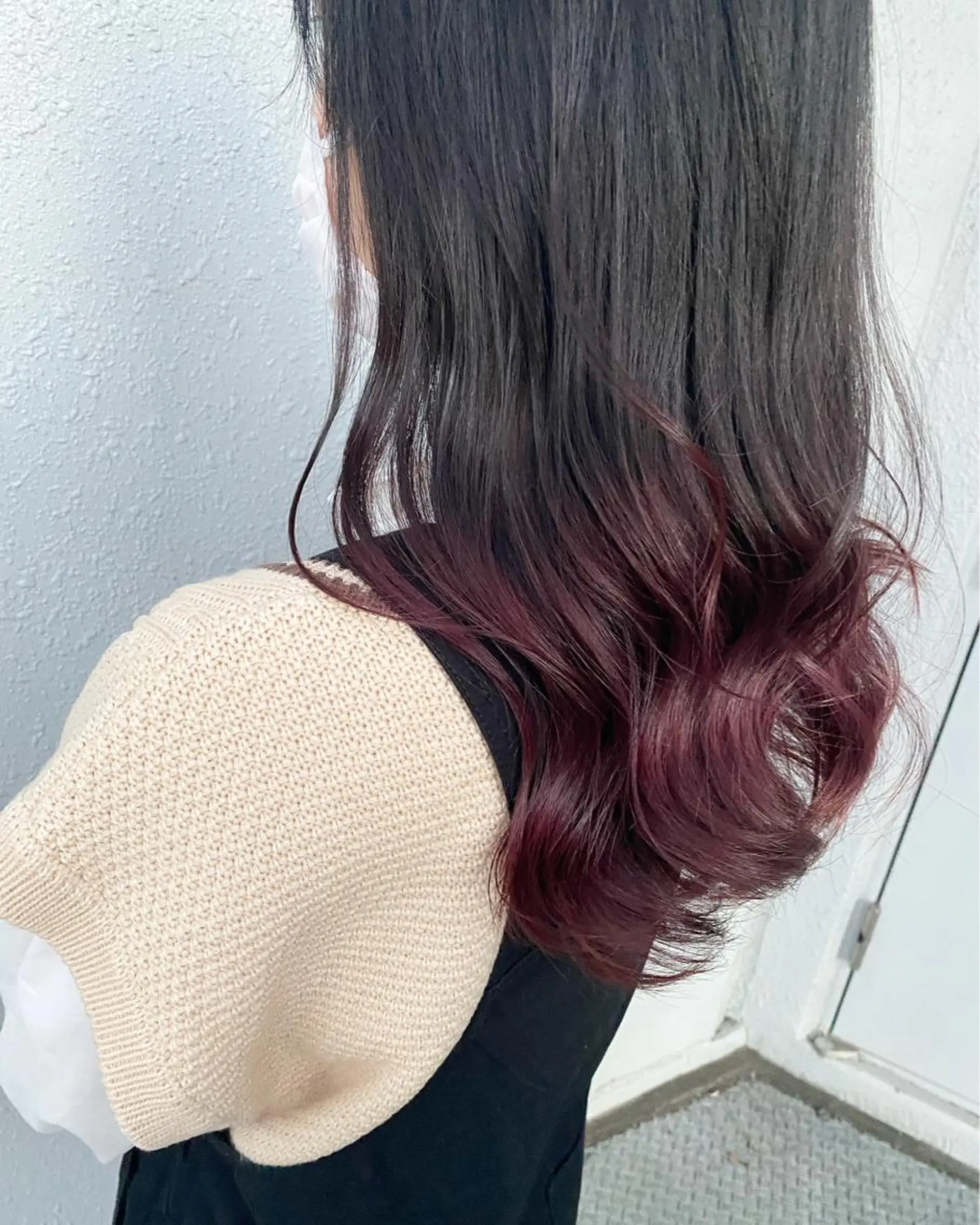 ロング カラー ブリーチ カット ヘアカラー トリートメント 後藤紗英/髪質改善 /オリーブベージュのヘアスタイル