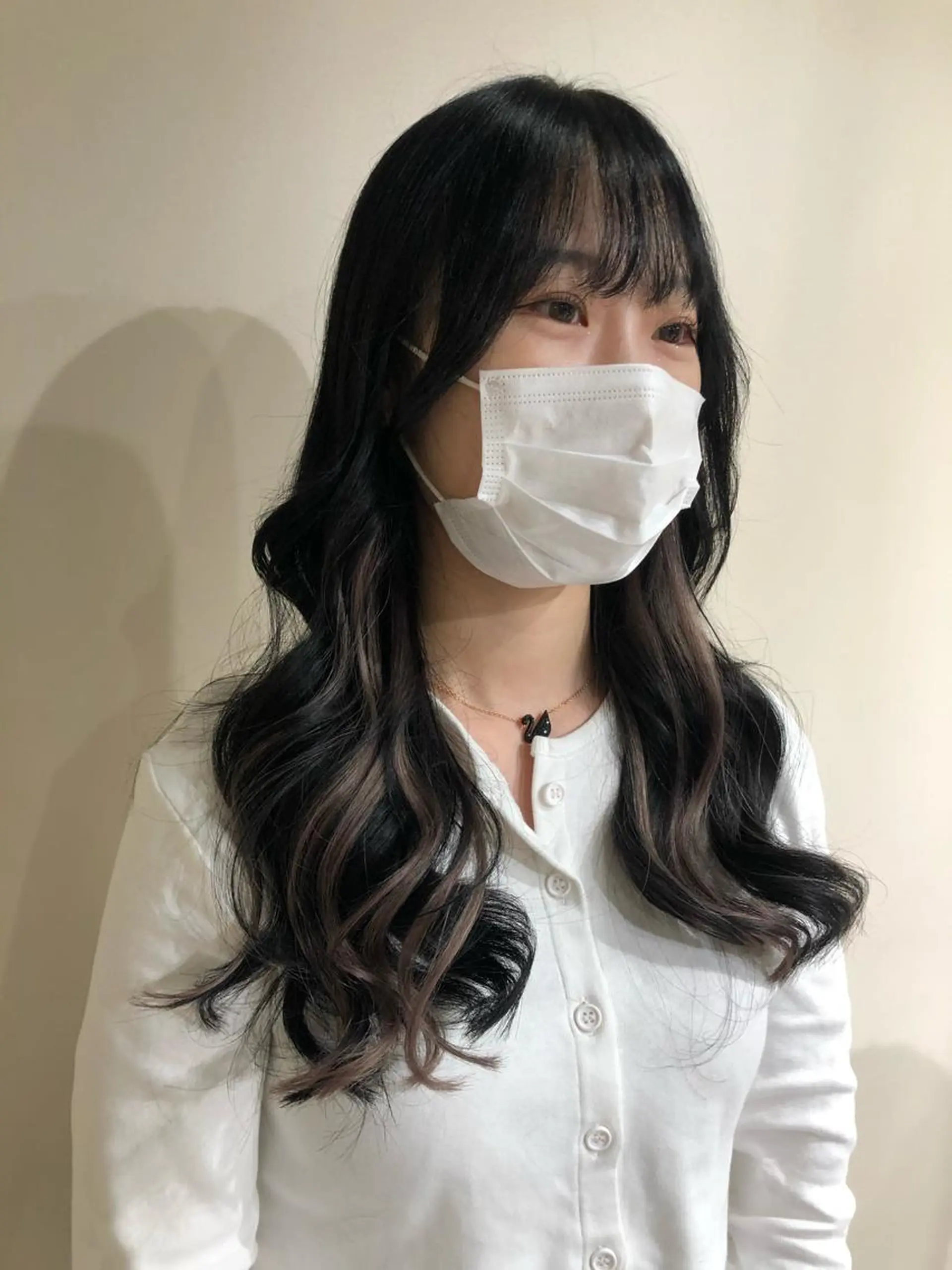 ロング カラー シールエクステ インナーカラー エクステ カット エクステ 🦋美髪／エクステ 🦋アベイクミのヘアスタイル