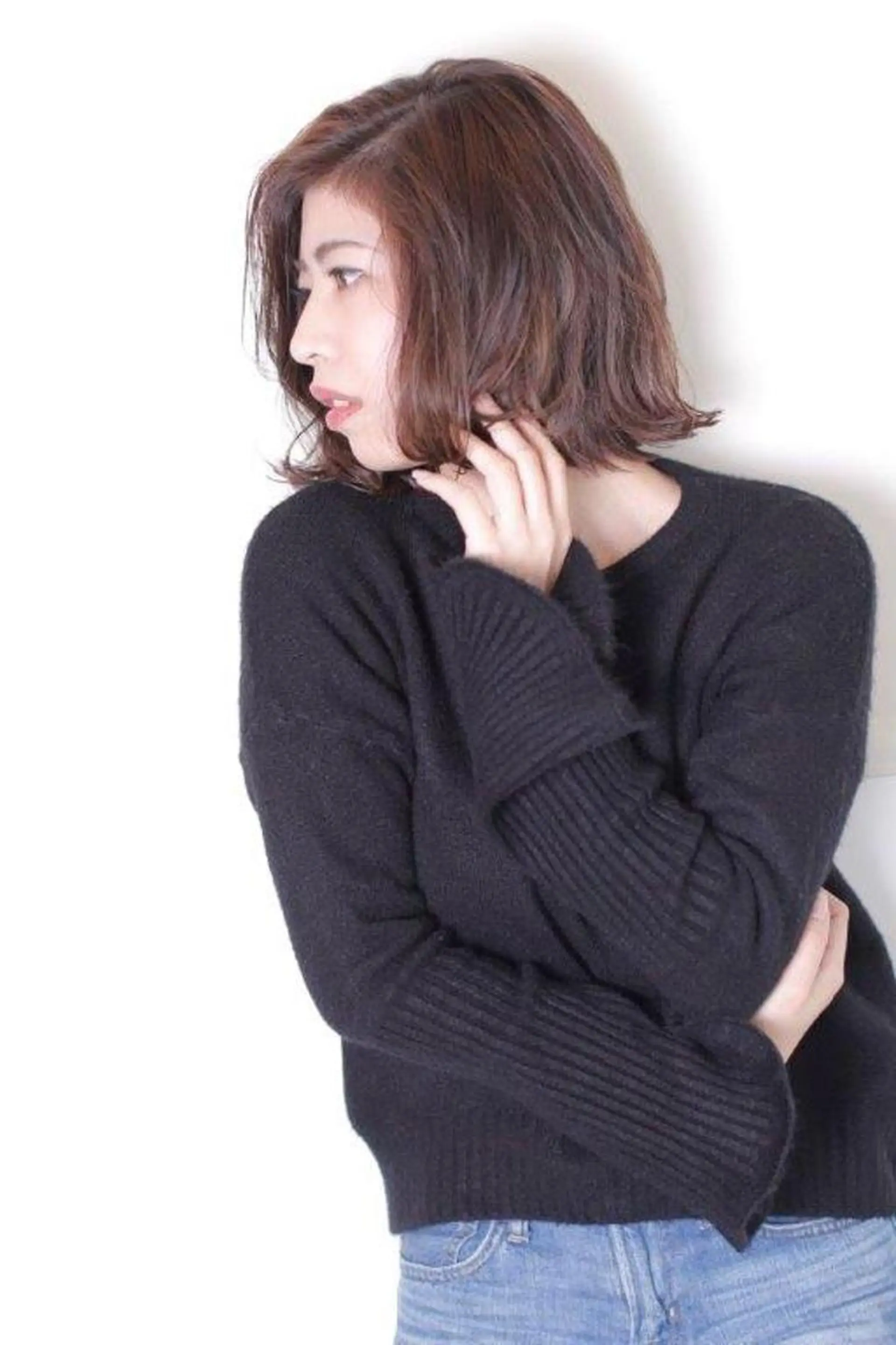 ミディアム 大人女性のショート ・ボブ✂︎沼尻典祥のヘアスタイル