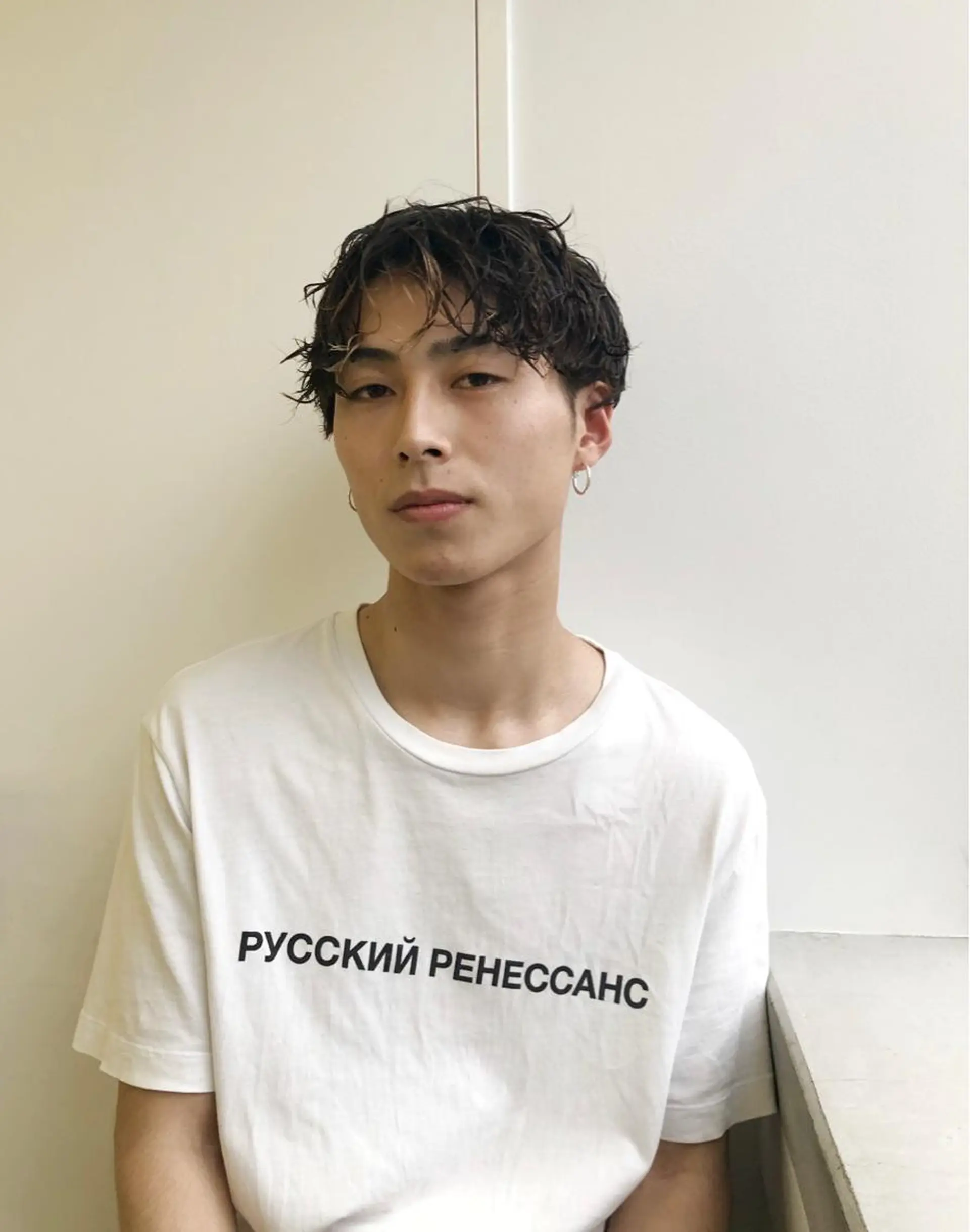 メンズ センターパート メンズパーマ カット パーマ トリートメント 渋谷メンズカット/ 工藤靖也のヘアスタイル