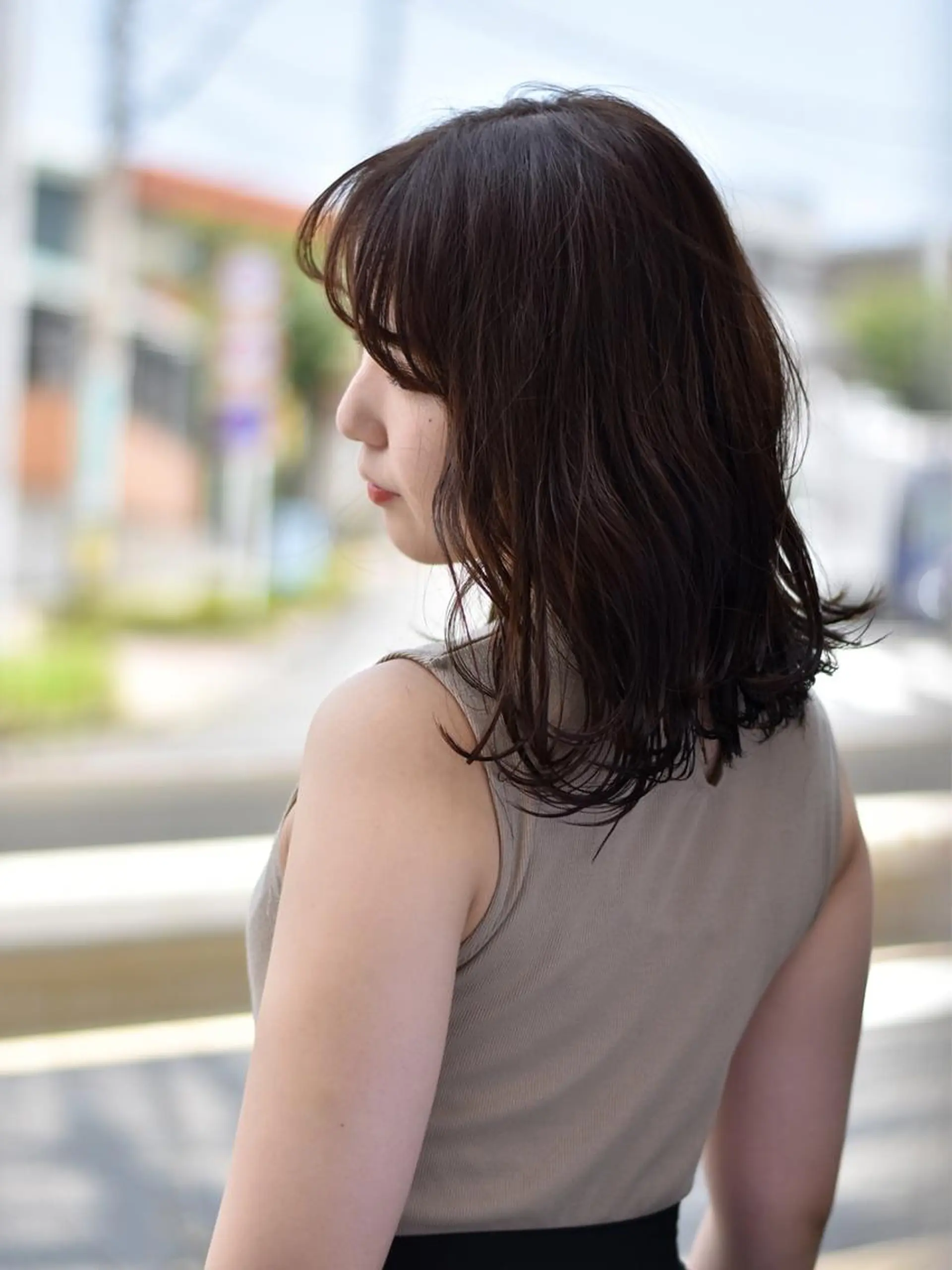 セミロング ボナセーラ・ ビバーチェ　田上台店のヘアスタイル