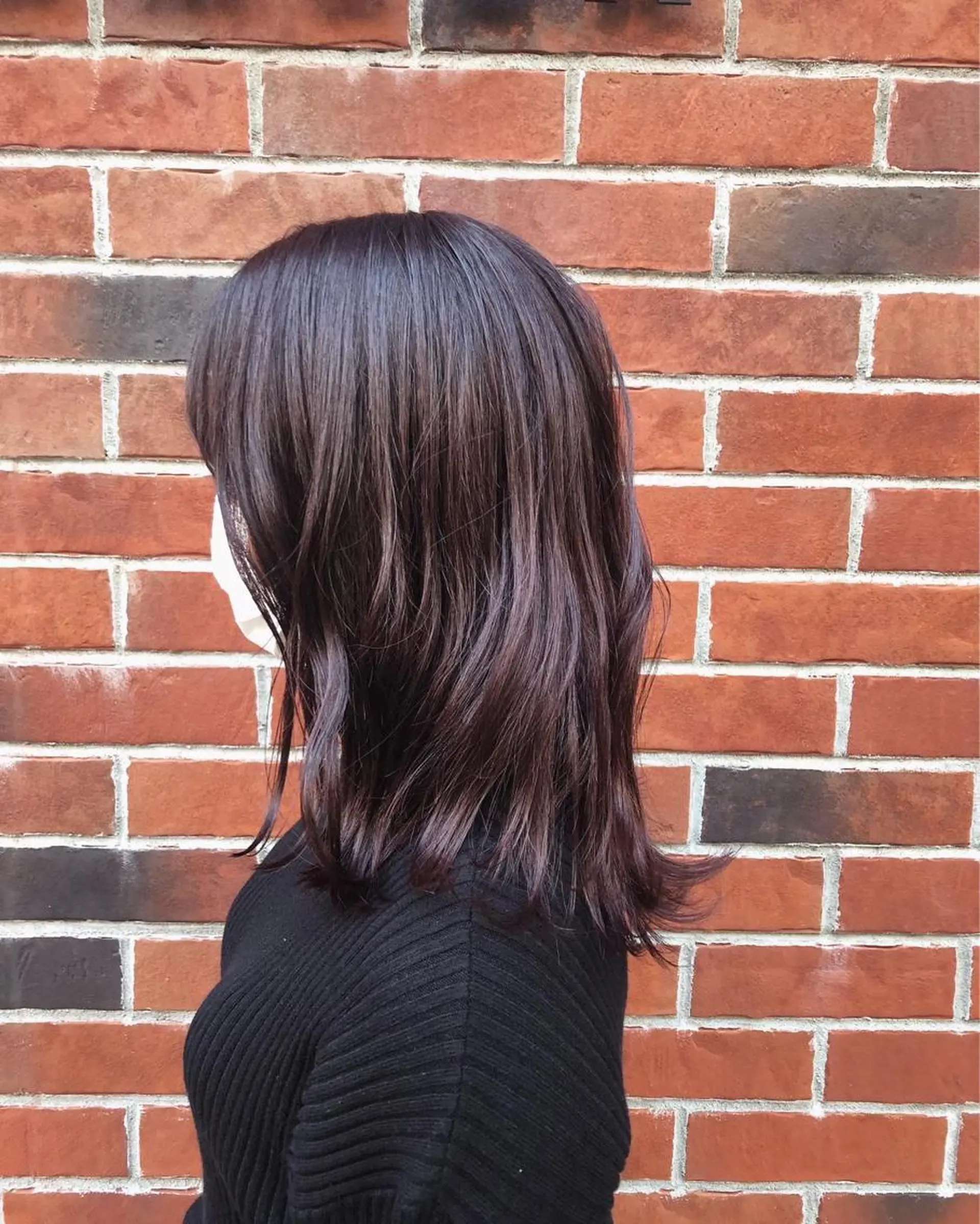 セミロング カラー ヘアアレンジ ラベンダーカラー カット ヘアカラー トリートメント 酸性縮毛矯正🧴韓国 レイヤー/髪質改善のヘアスタイル