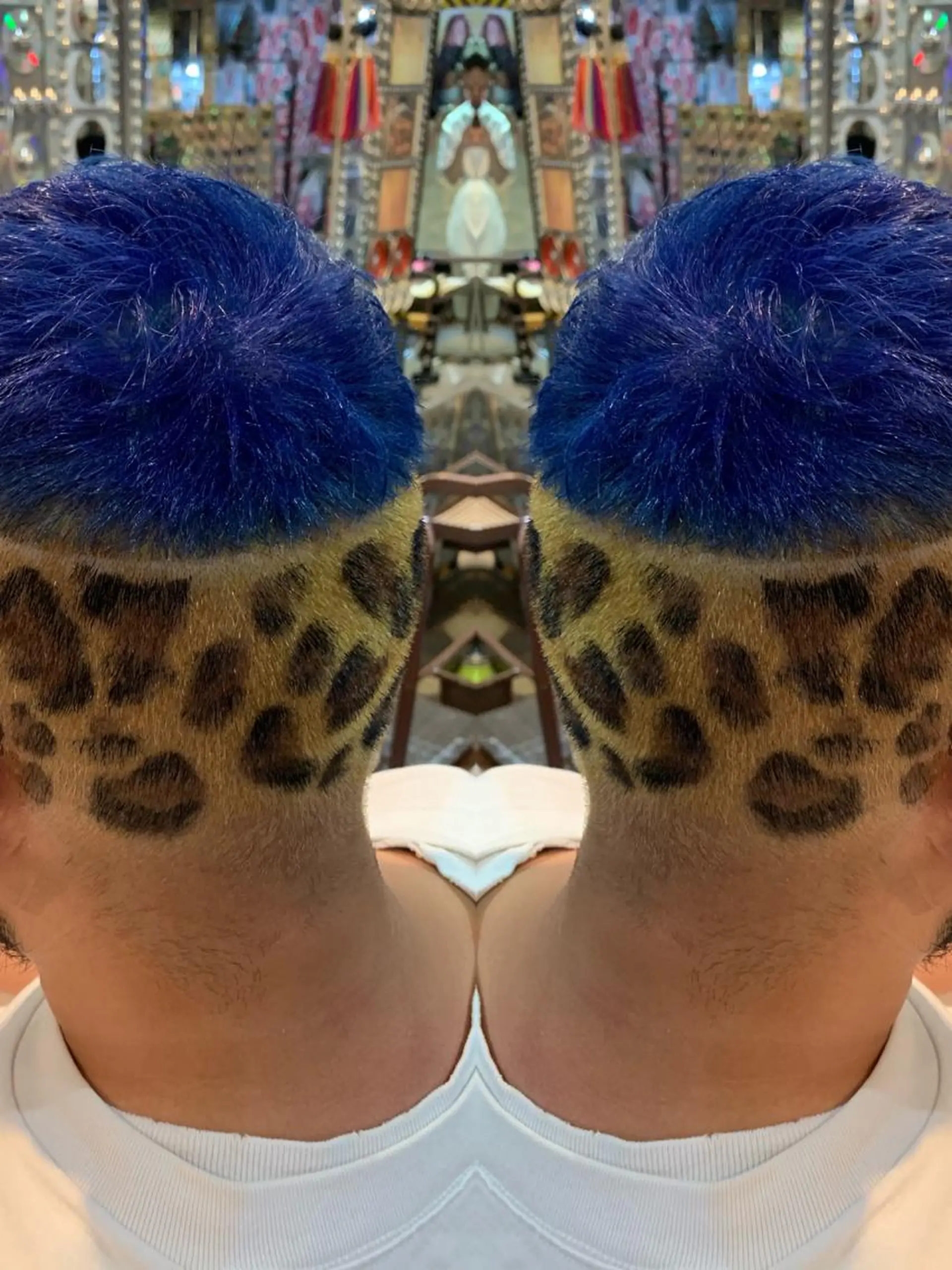 ショート カラー メンズ haco+所属・🌈派手髪エクステ ブレイズ🌈ひろとのヘアスタイル