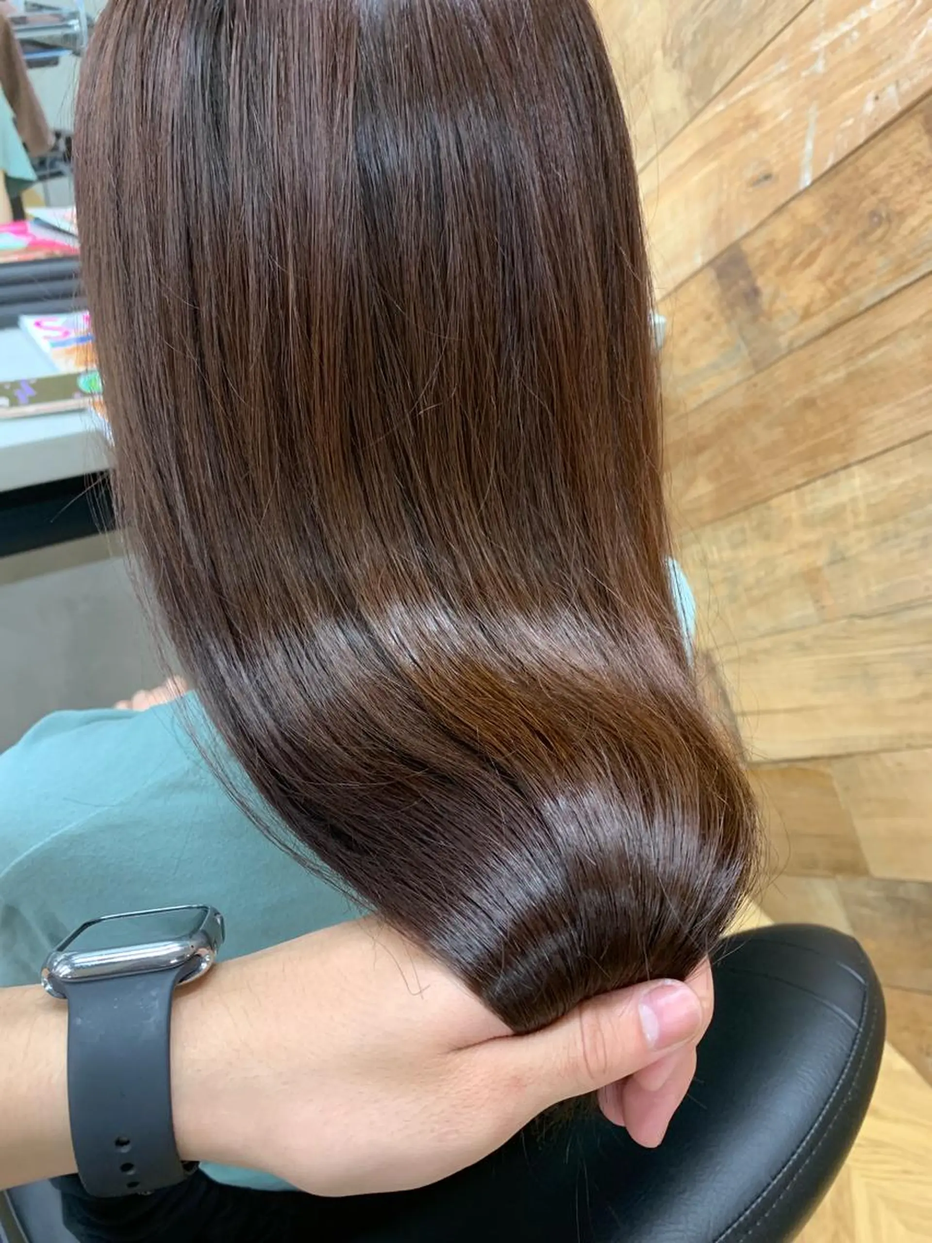 ロング 髪質改善 トリートメント ヘアカラー トリートメント Selene hair OSAKAのヘアスタイル