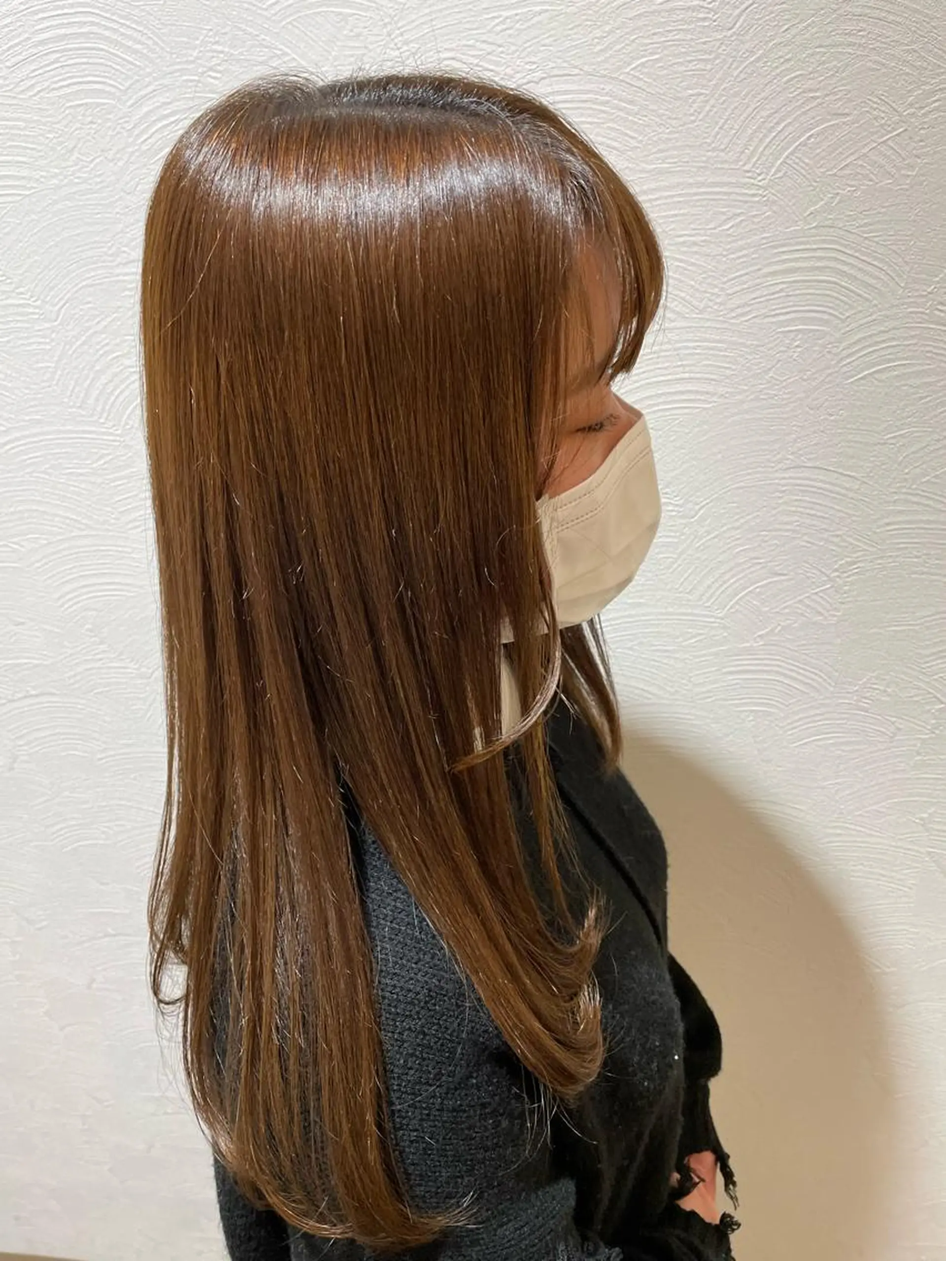 セミロング 齋藤 未夢のヘアスタイル