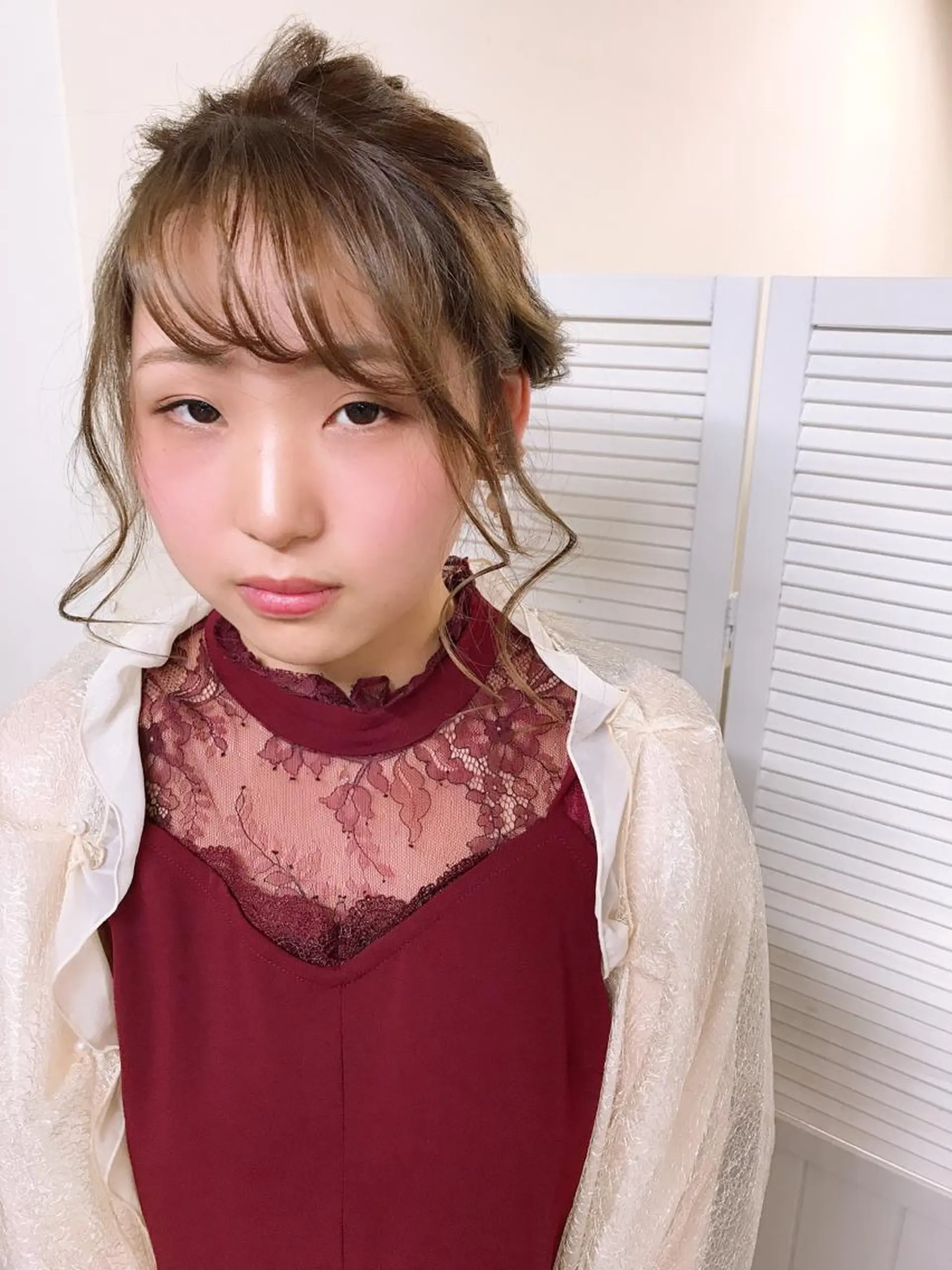 セミロング ヘアアレンジ ヘアセット 成松 勇治のヘアスタイル