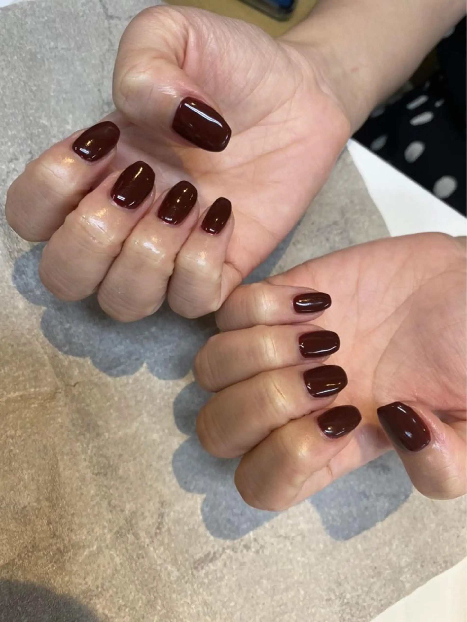 ネイル ボルドー ワンカラーネイル FASTNAIL PLUS 新宿店のネイルデザイン