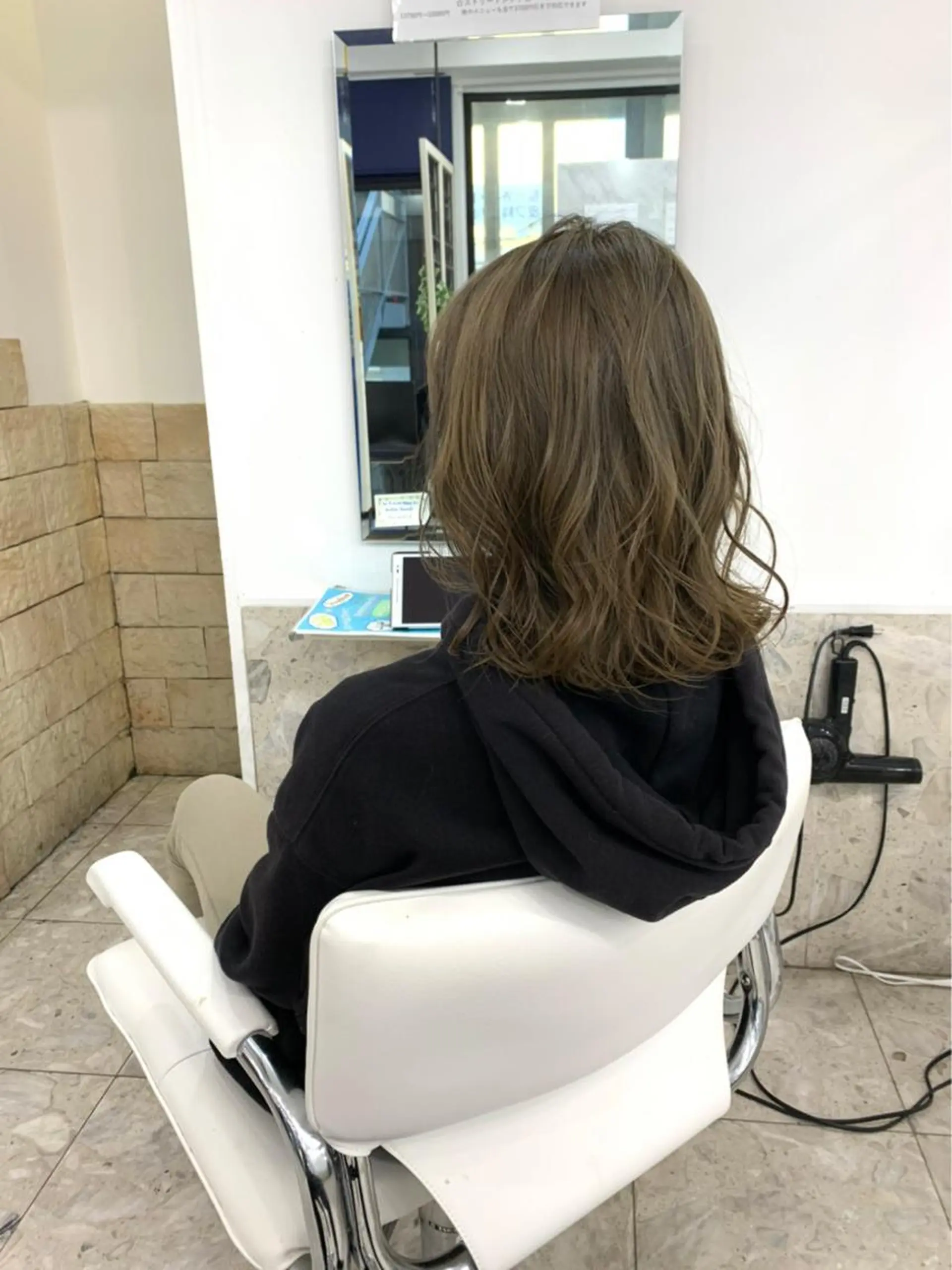 ミディアム メンズパーマ 特化中澤のヘアスタイル