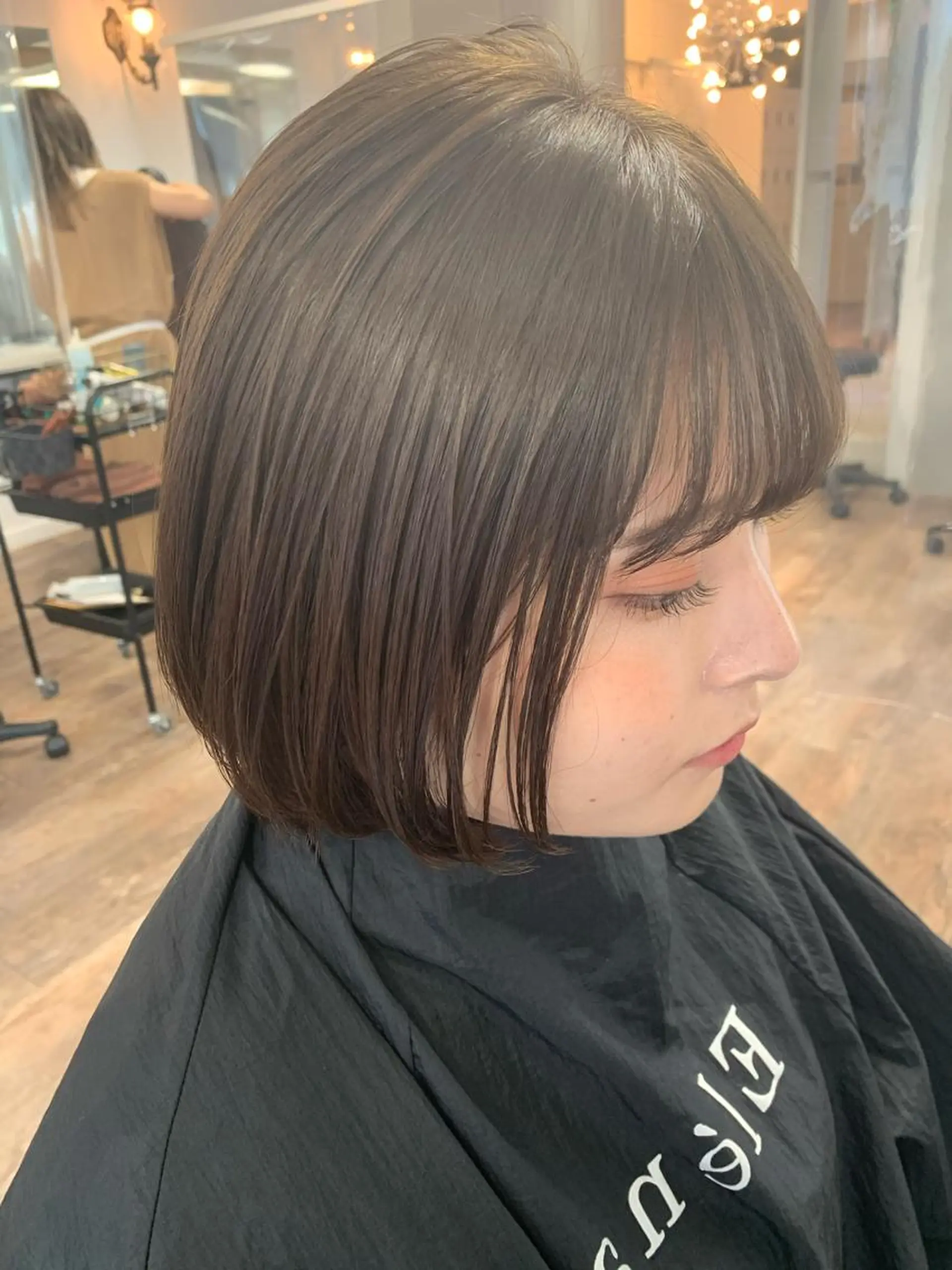 カラー GO TODAY  SHAIR SALON 梅田NU茶屋町店所属・田中成美/レイヤー カット/透明感カラーのヘアスタイル