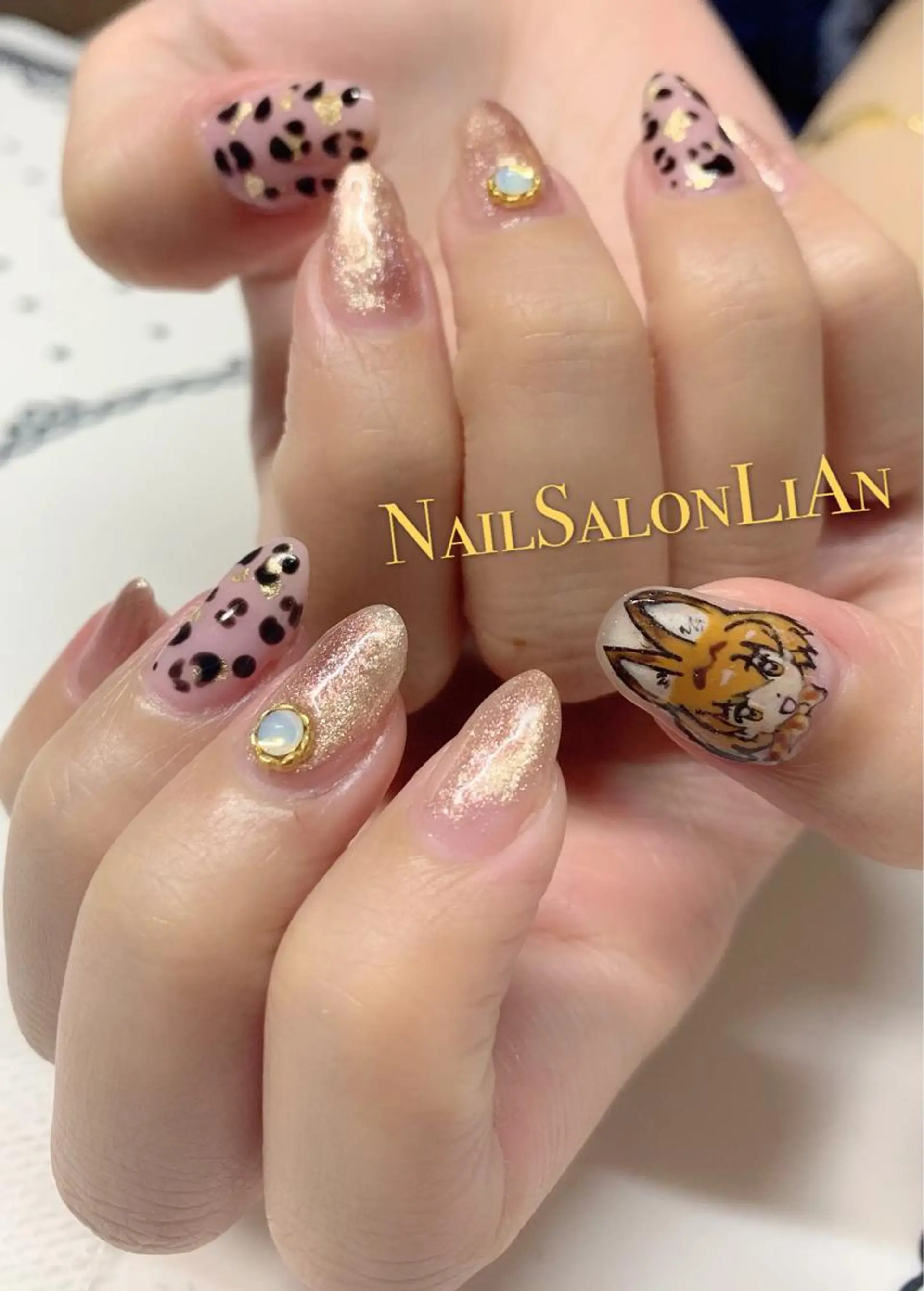 ネイル 持ち込み ハンドネイル NailSalon LiAnのネイルデザイン