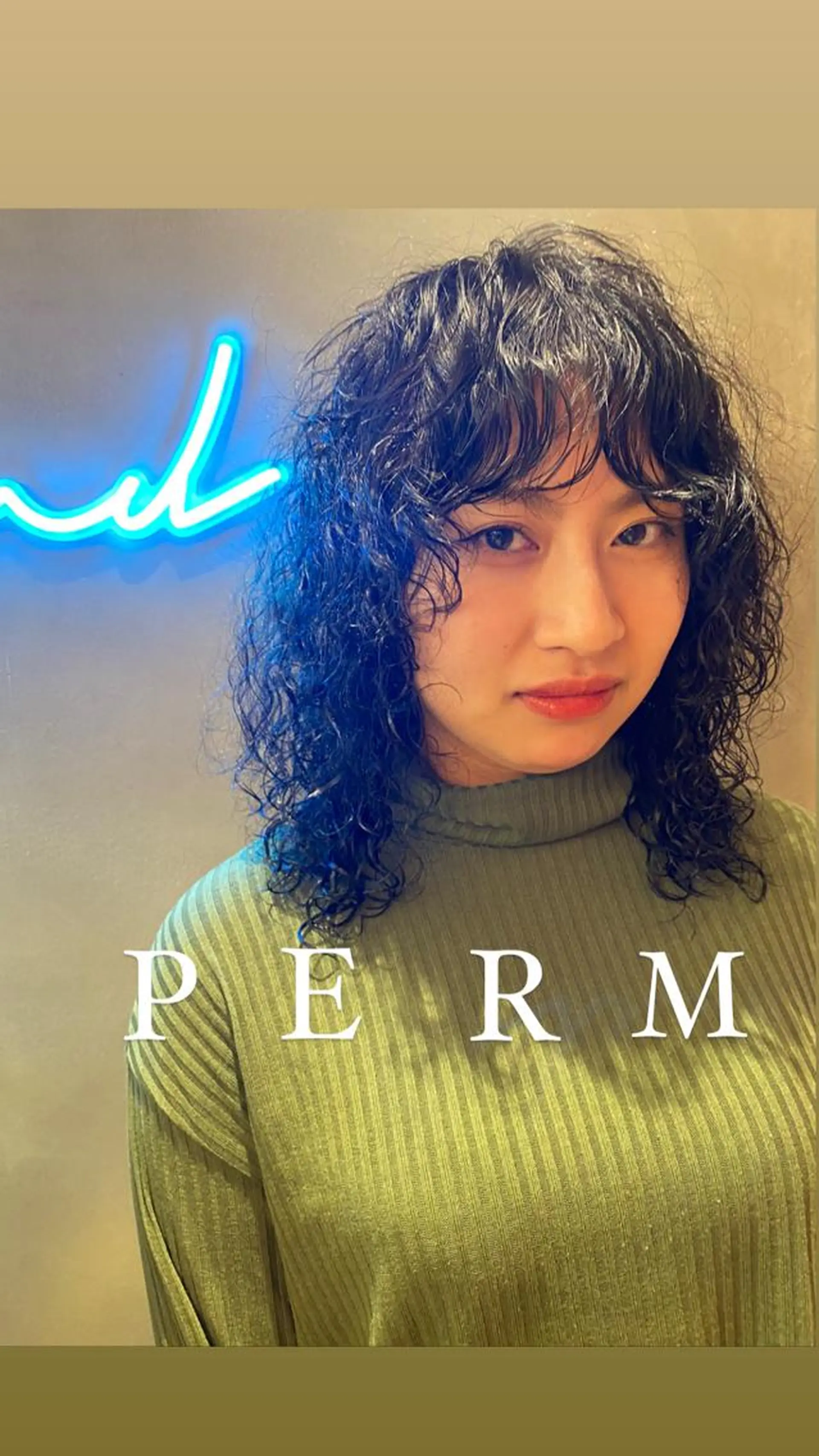 ミディアム パーマ 韓国ヘア/レイヤー/ 縮毛矯正🫧伊勢のヘアスタイル