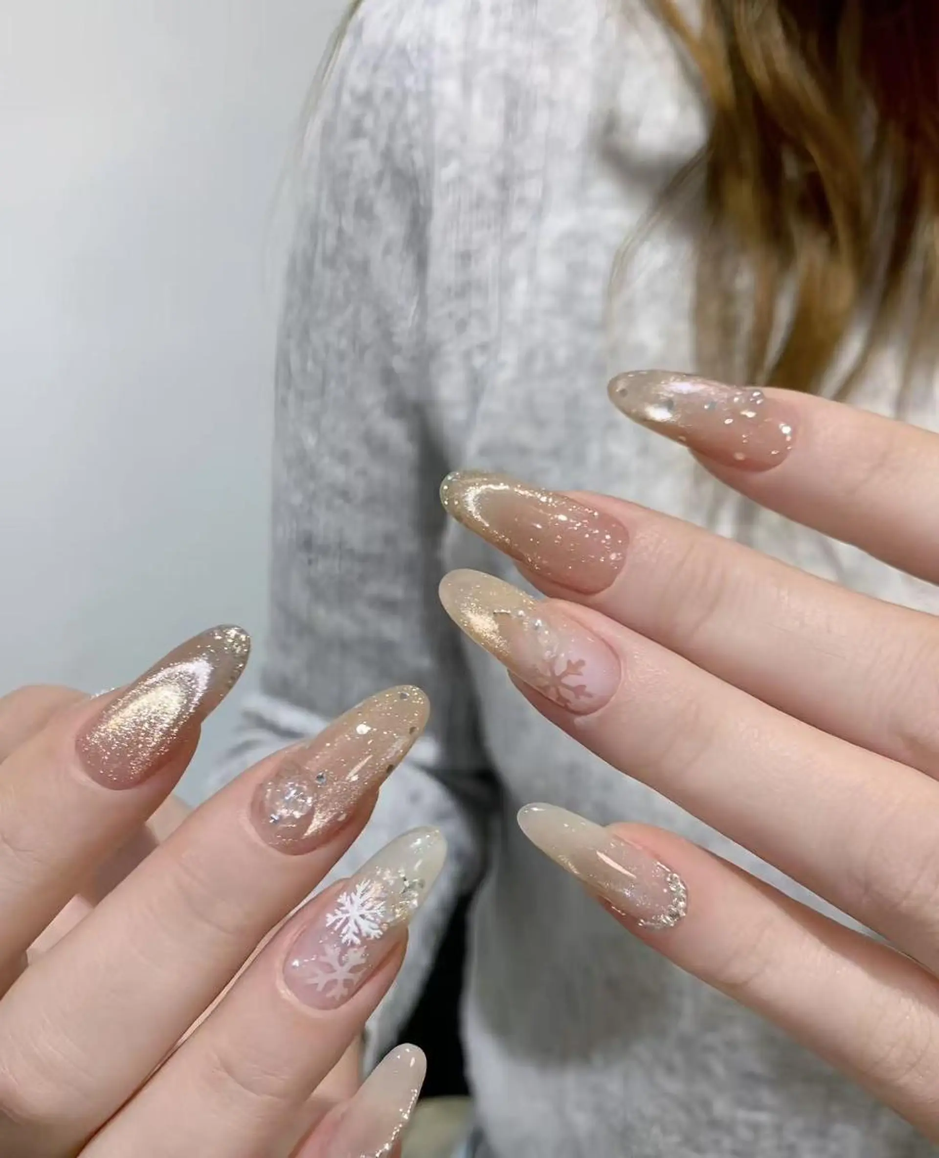 ネイル アートネイル 長さ出し ジェルネイル 韓国ネイル 持ち込み Hana Bloom Nail Labのネイルデザイン