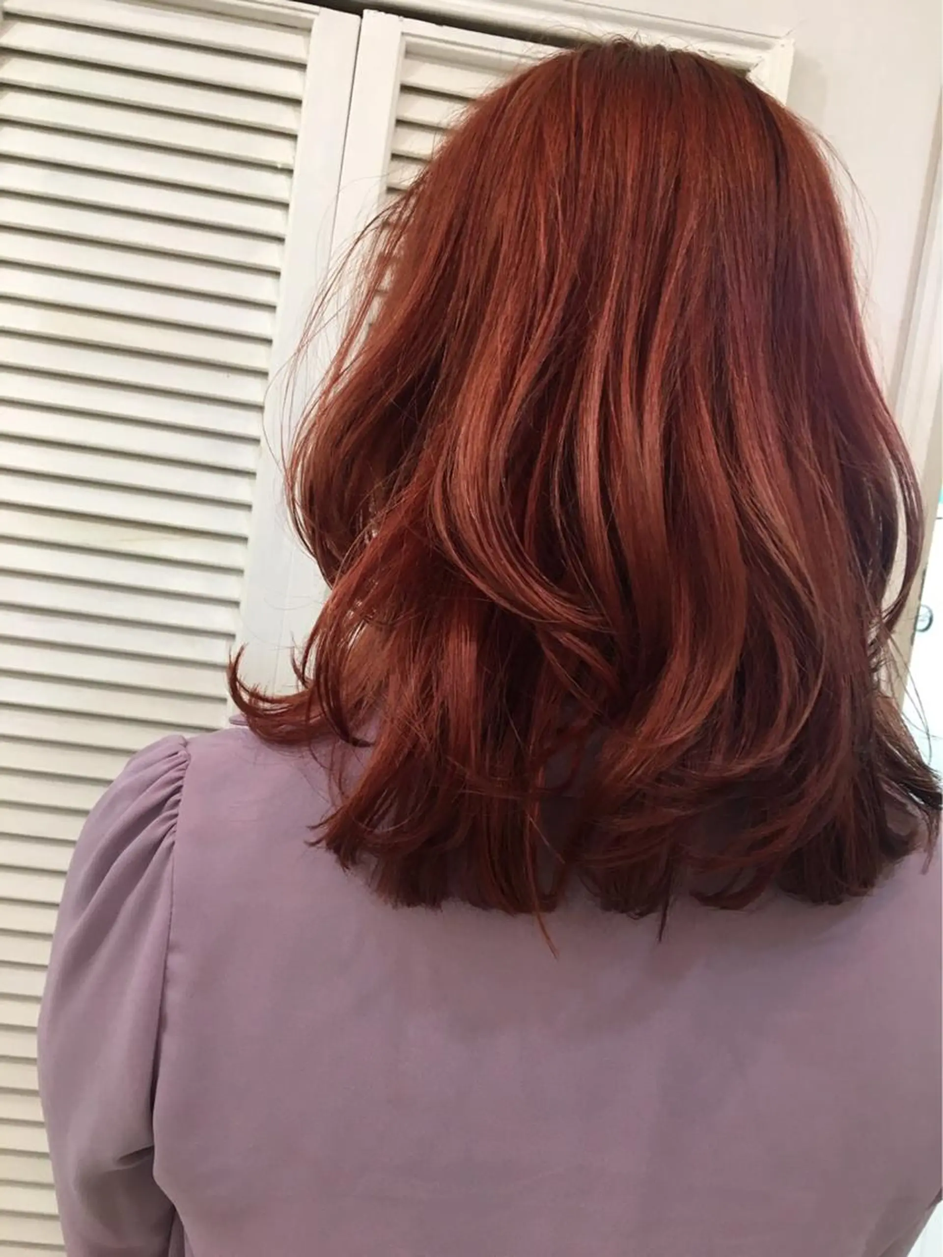 セミロング カラー パーマ  大貫 茉央のヘアスタイル