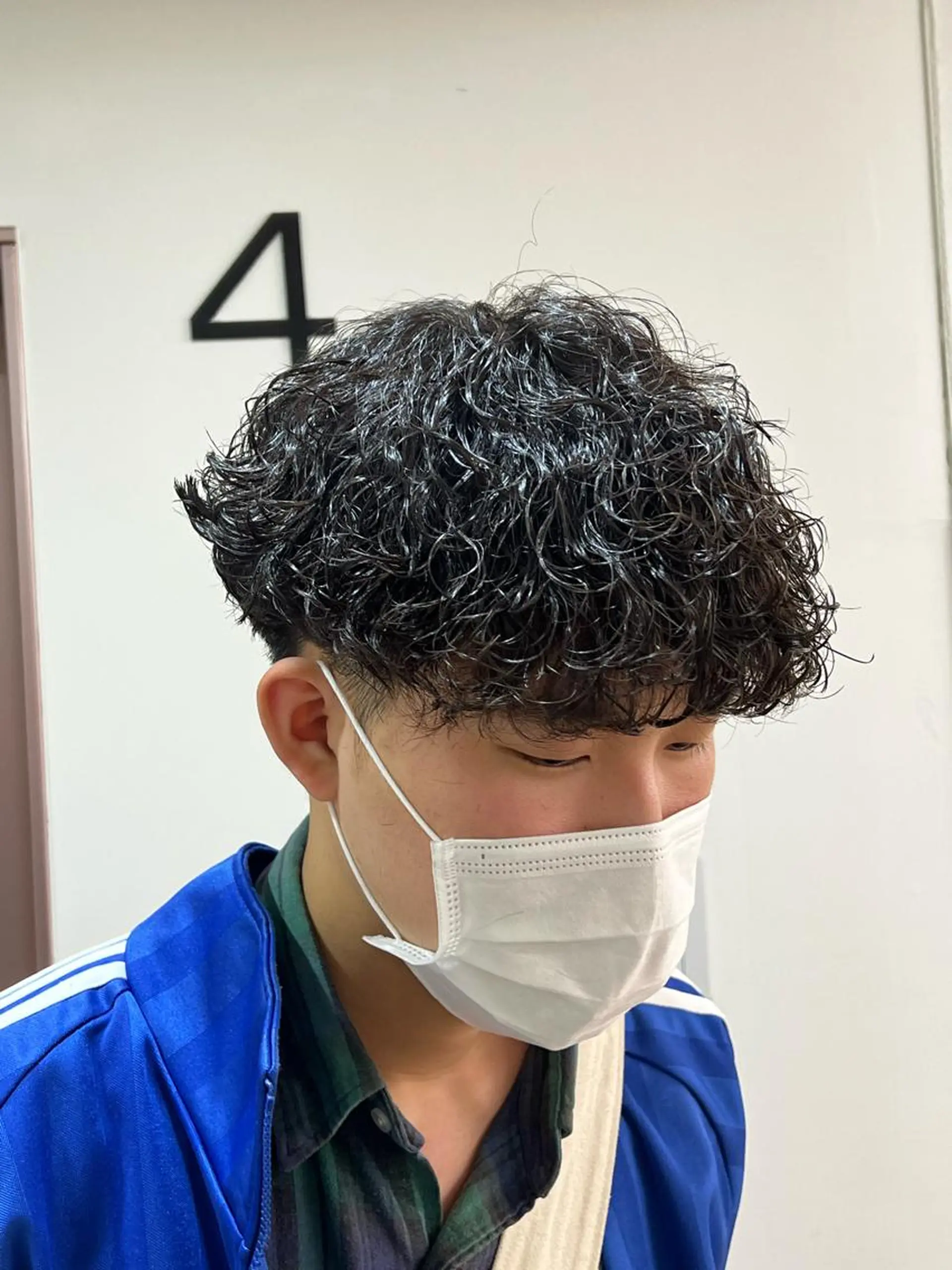 パーマ メンズ メンズパーマ 波巻きパーマ カット パーマ 33【SASA】OSAKA【ササ】所属・✂︎メンズパーマ✂︎ 伊藤秀真のヘアスタイル
