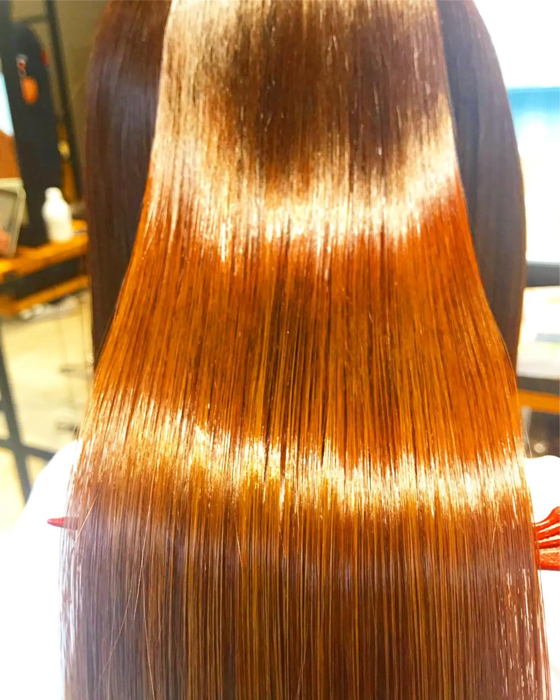 セミロング Emerge渋谷店　［エマージュ］所属・美髪縮毛矯正No1 toshiのヘアスタイル