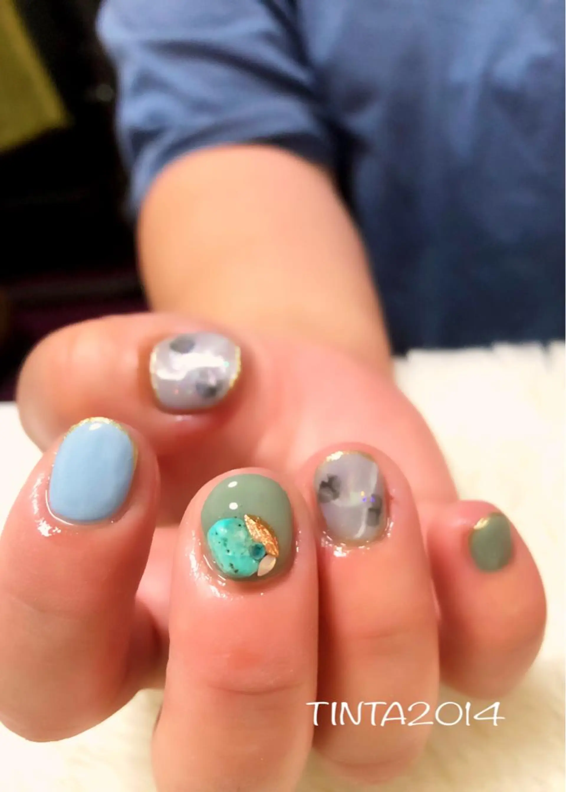 ネイル ニュアンスネイル ネイルサロン ティンタ所属・馬場 典子のネイルデザイン