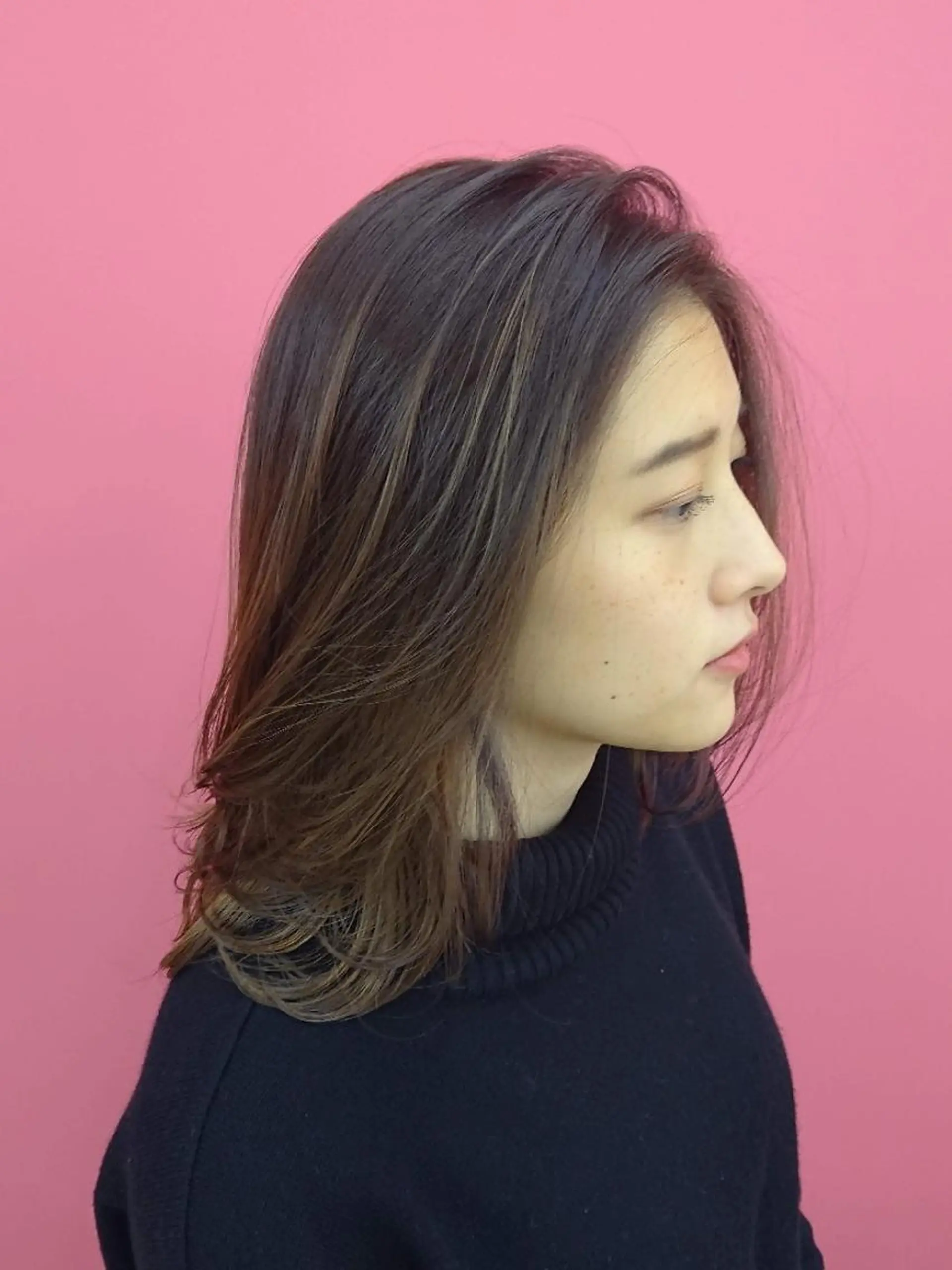 ミディアム カラー 艶髪サラサラカラー 🌈前原健吾のヘアスタイル