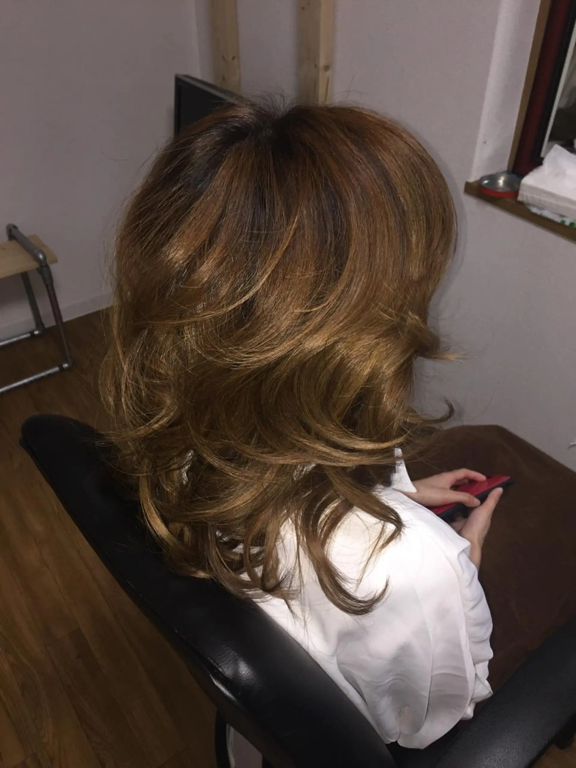 セミロング カラー じょん 。のヘアスタイル