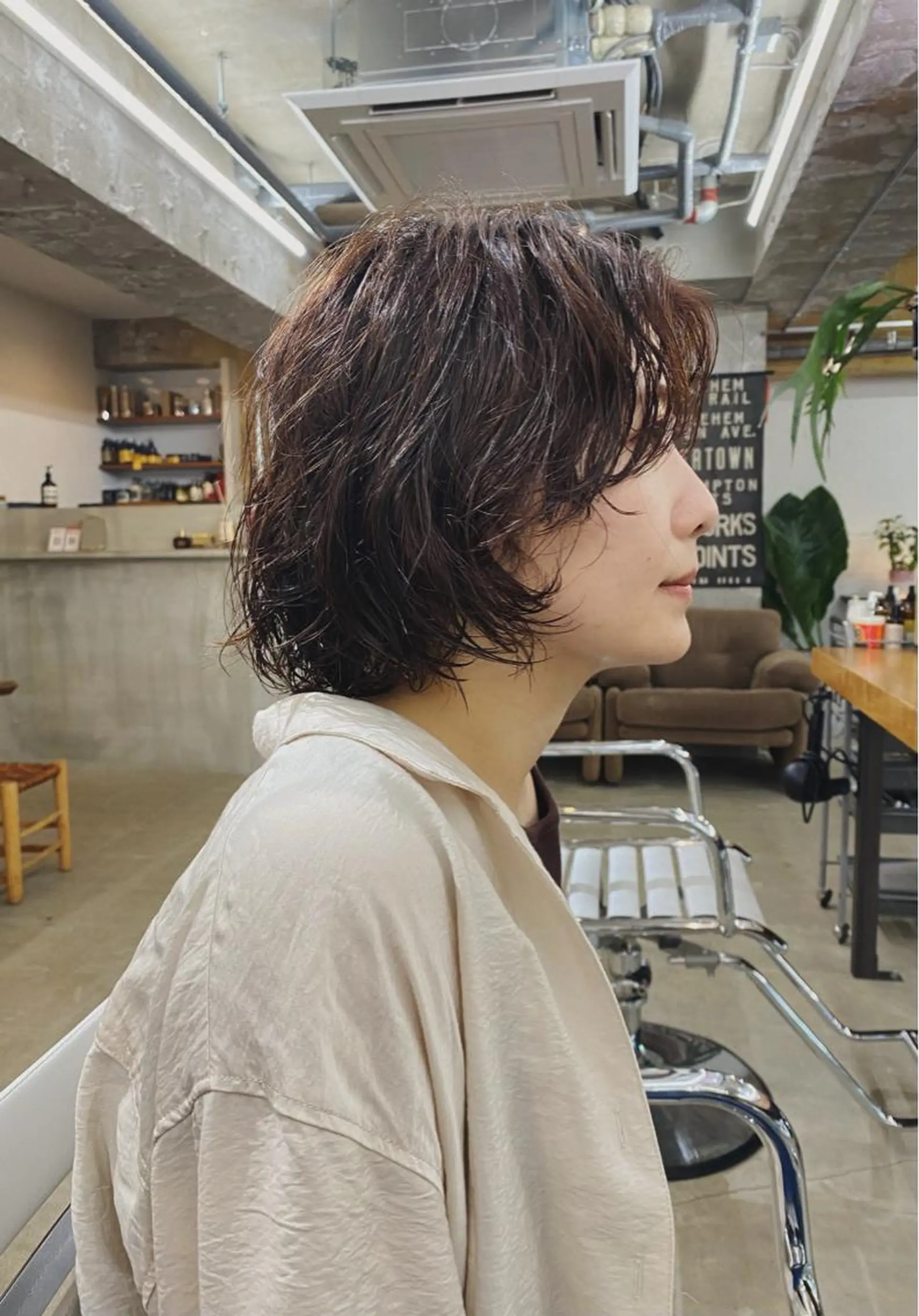 ミディアム カラー パーマ カット パーマ GATTACA所属・KEI gattacaのヘアスタイル