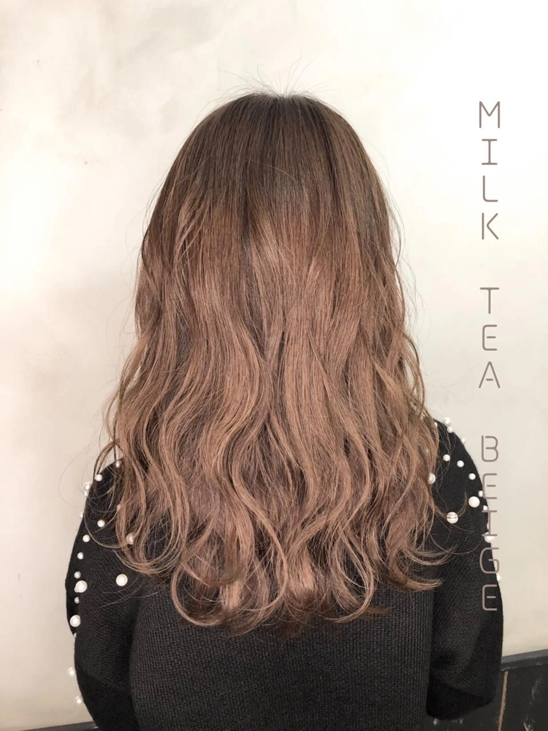 ロング カラー パーマ ベージュカラー 透明感カラー ハイトーンカラー ミルクティーベージュ カット ヘアカラー トリートメント ヘッドスパ 美髪矯正 🌈髪質改善 山下のヘアスタイル