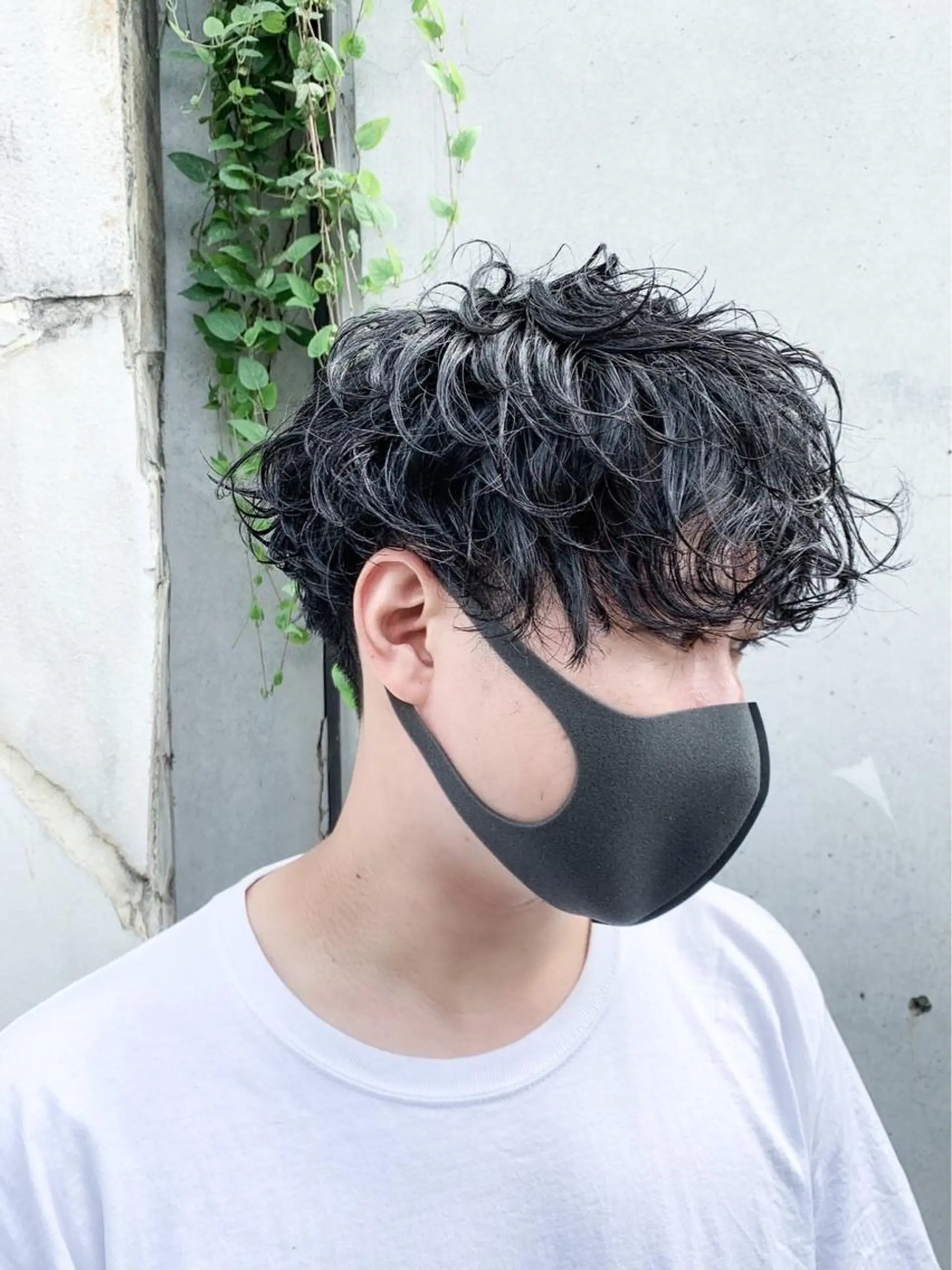 ショート メンズ アイブロウ カット パーマ トリートメント ヘッドスパ ヘアセット メンズモテパーマ💙 fuwaのヘアスタイル