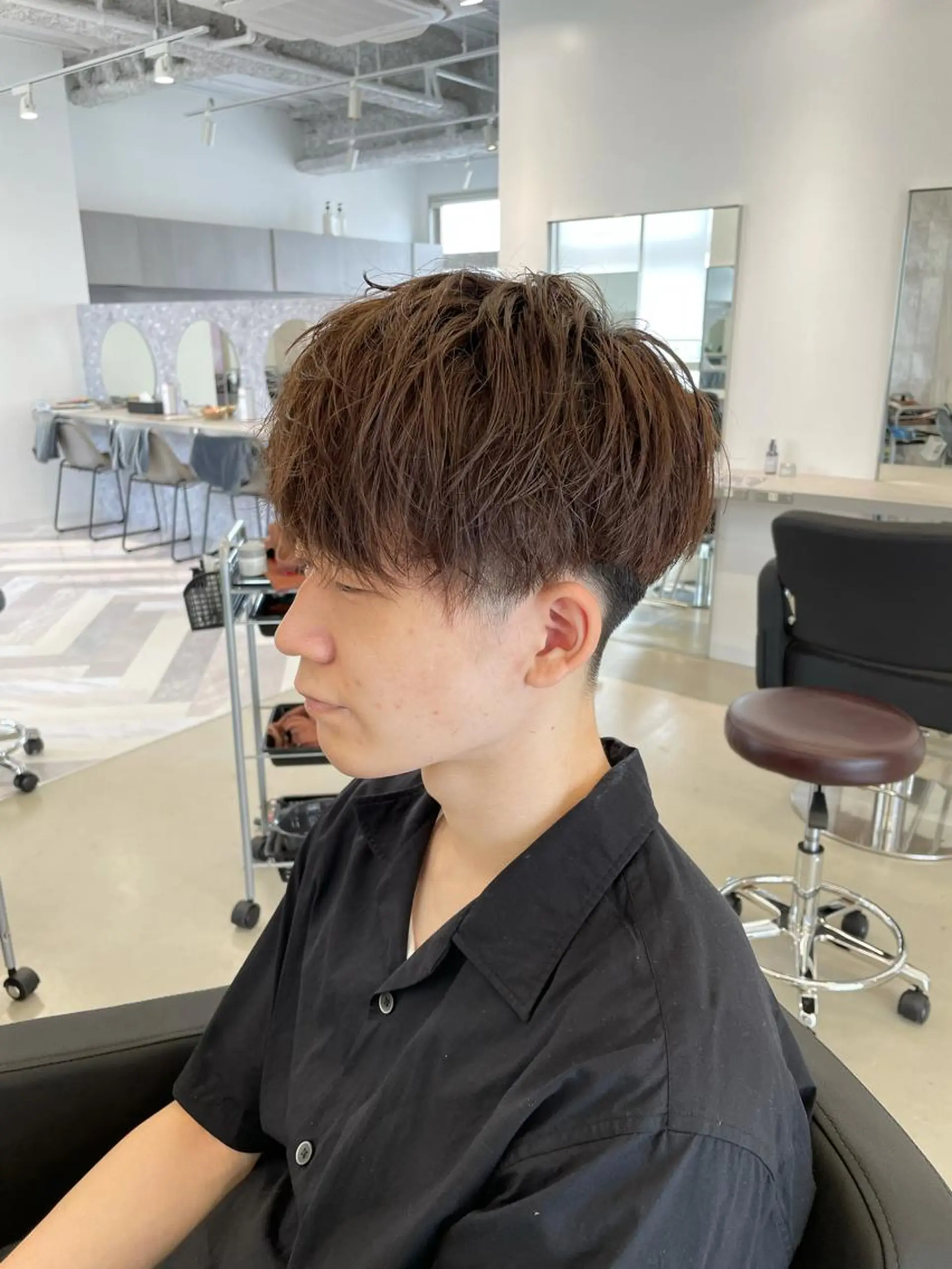 メンズ 島本 燎のヘアスタイル