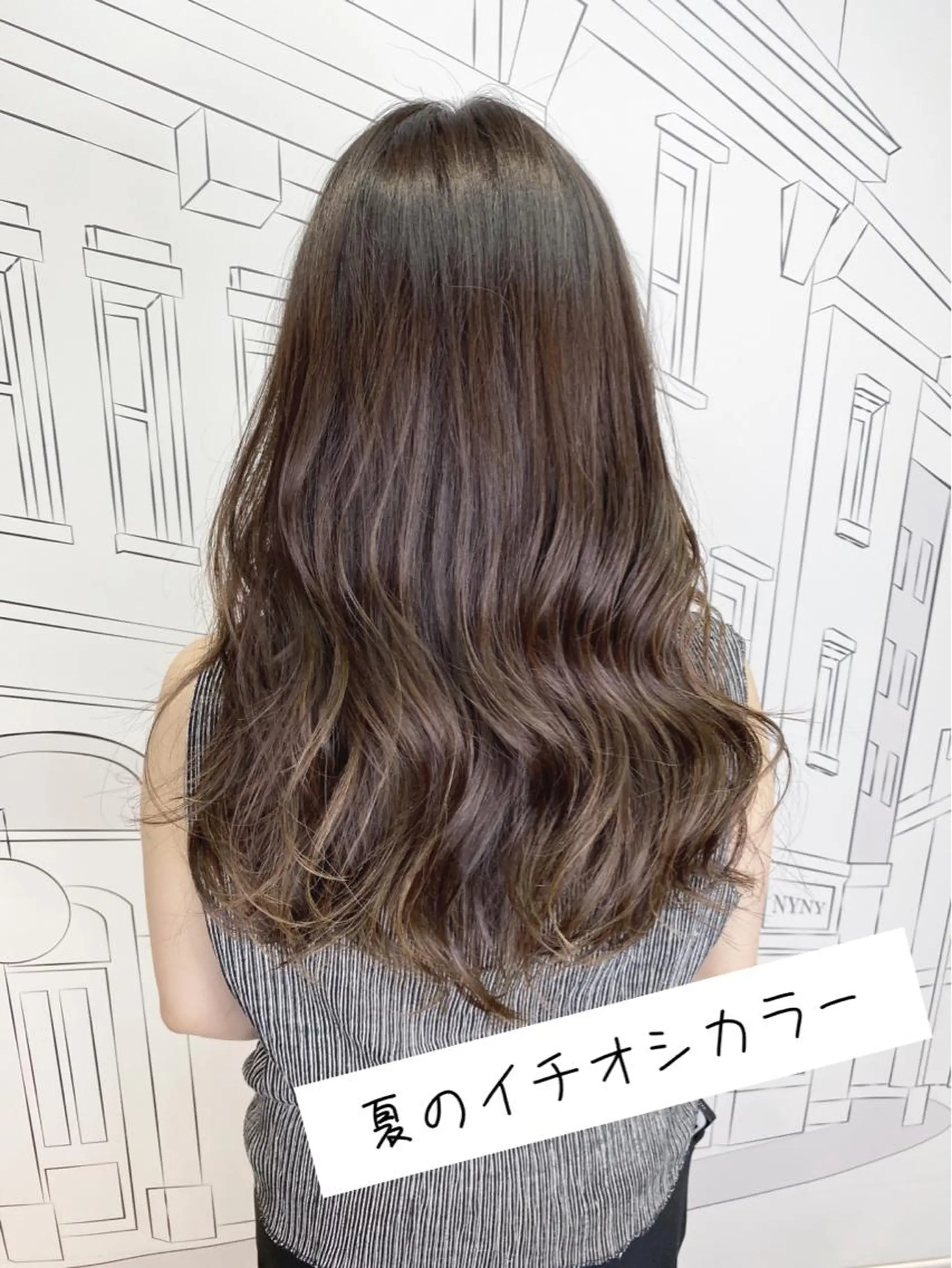 ミディアム 💎馴染むエクステ ×カラーTOMO💎のヘアスタイル