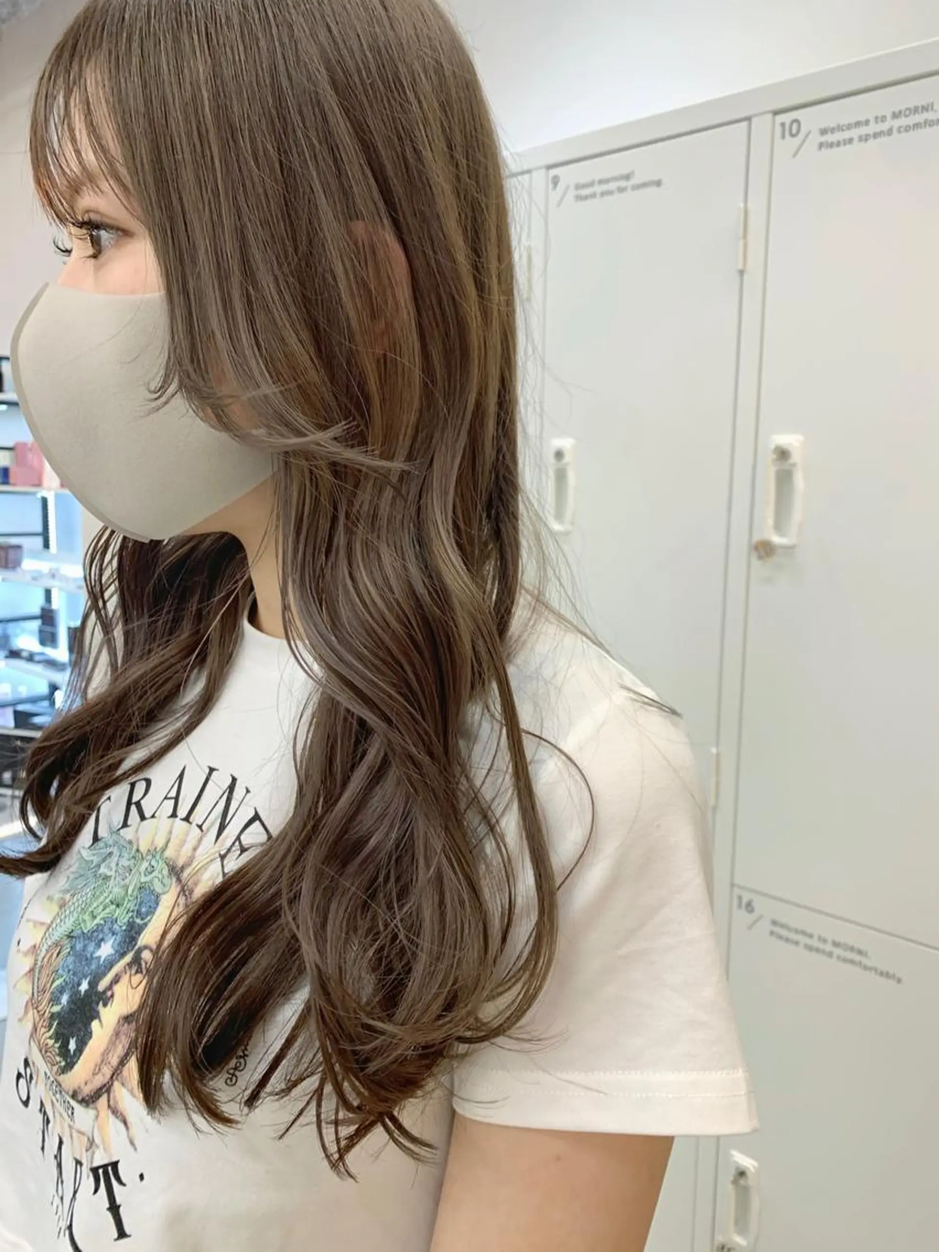 ロング カラー カット ヘアカラー トリートメント 樫原裕二 /柔らかいカラーのヘアスタイル