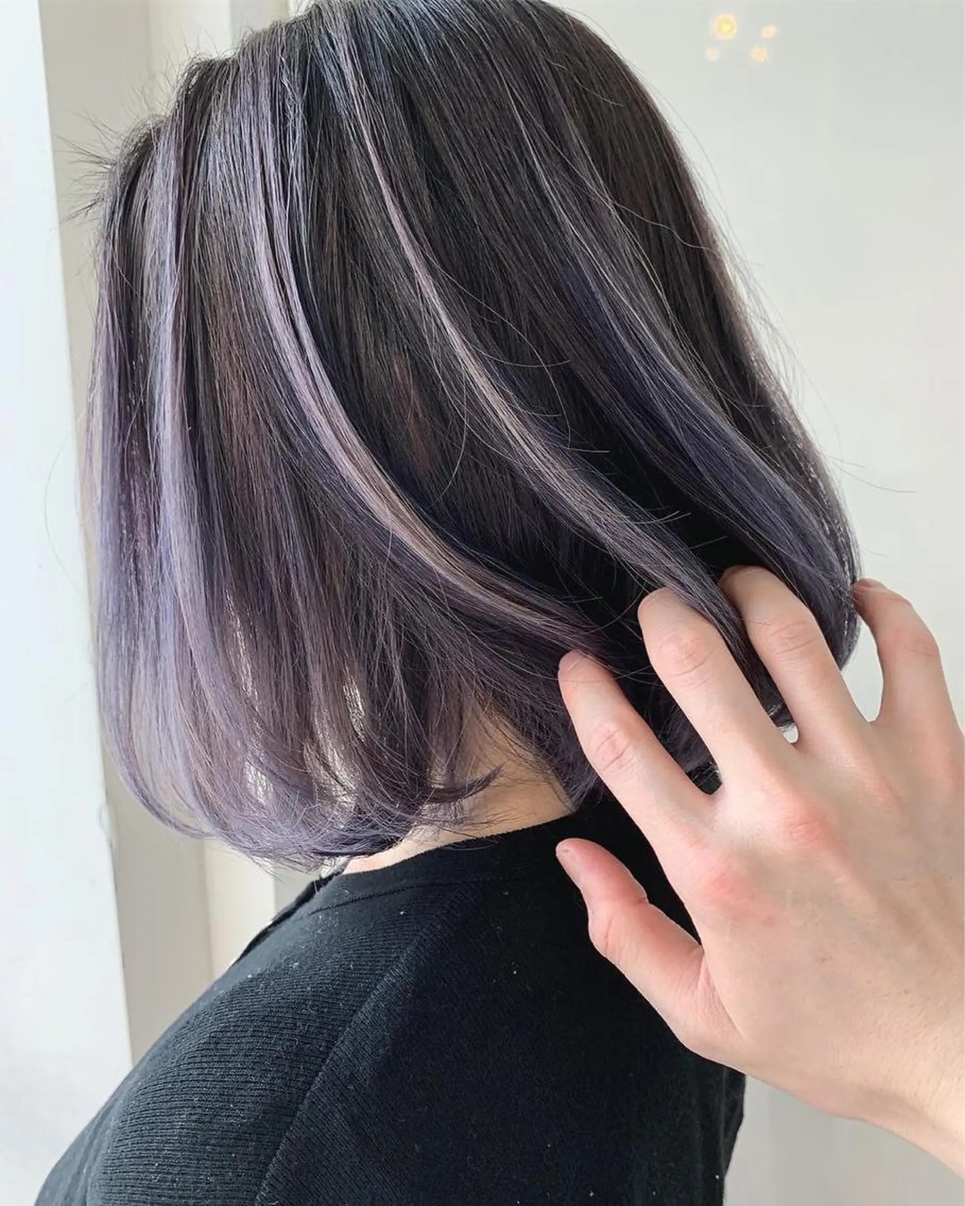 ショート カラー ヘアアレンジ バレイヤージュ グラデーションカラー ハイライトカラー 外国人風カラー ハイライト 髪質改善land千葉所属・阿部 圭悟のヘアスタイル