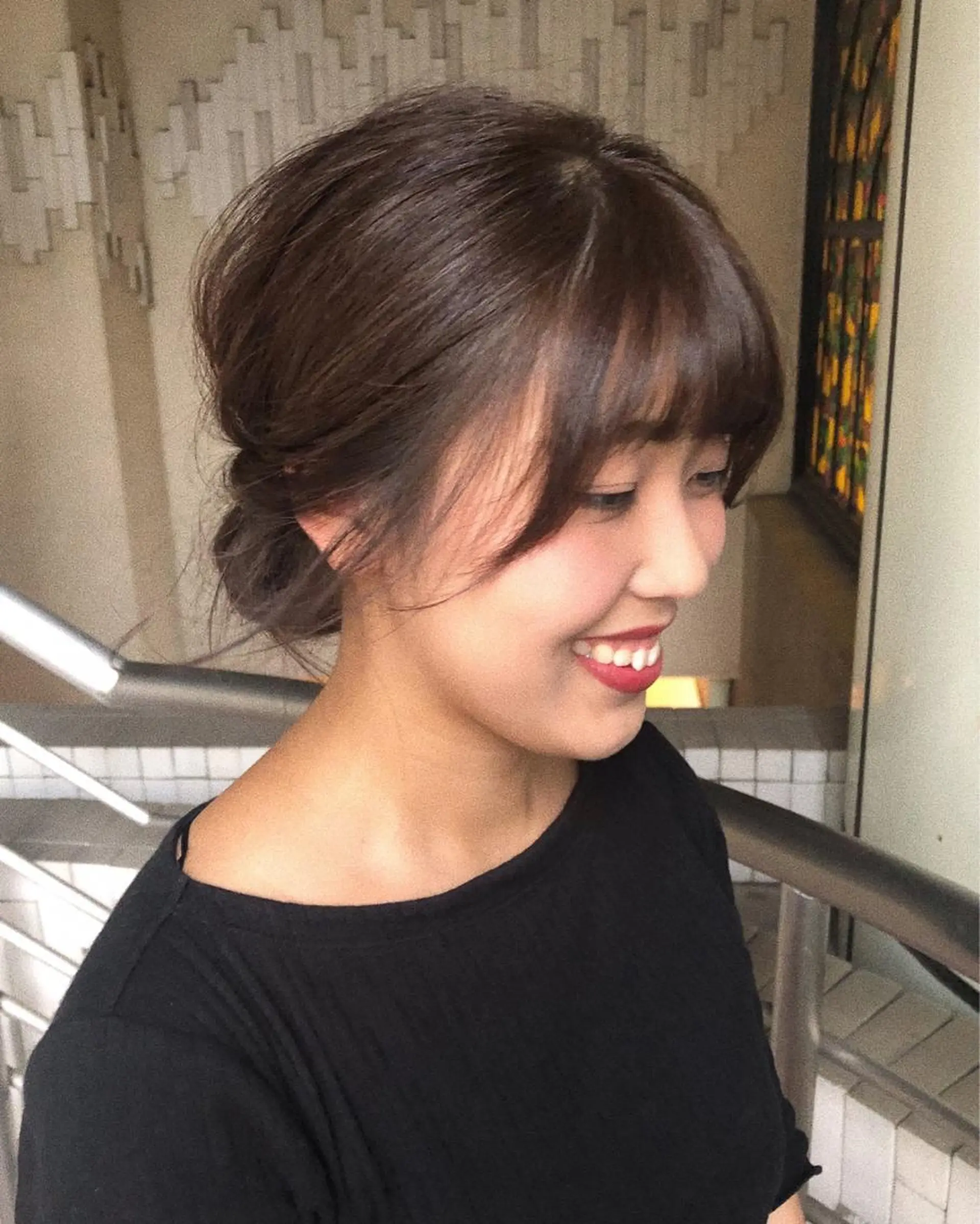 セミロング カラー パーマ spooopy所属・🕊大垣 めぐみ🕊のヘアスタイル