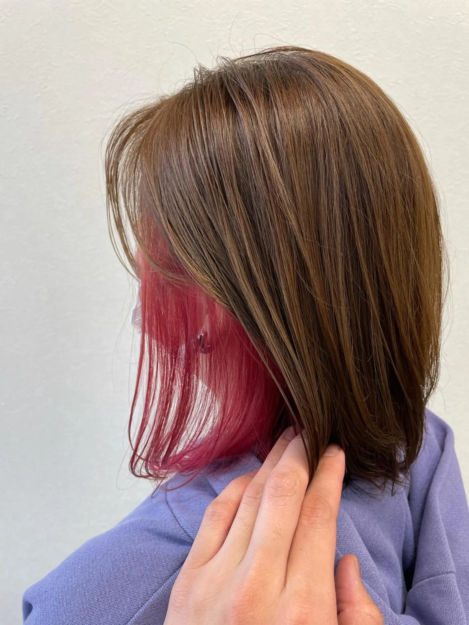 ミディアム カラー インナーカラー Hair salon Reve〜レーヴ〜所属・髪質改善・美髪矯正 特化型美容師・北野のヘアスタイル