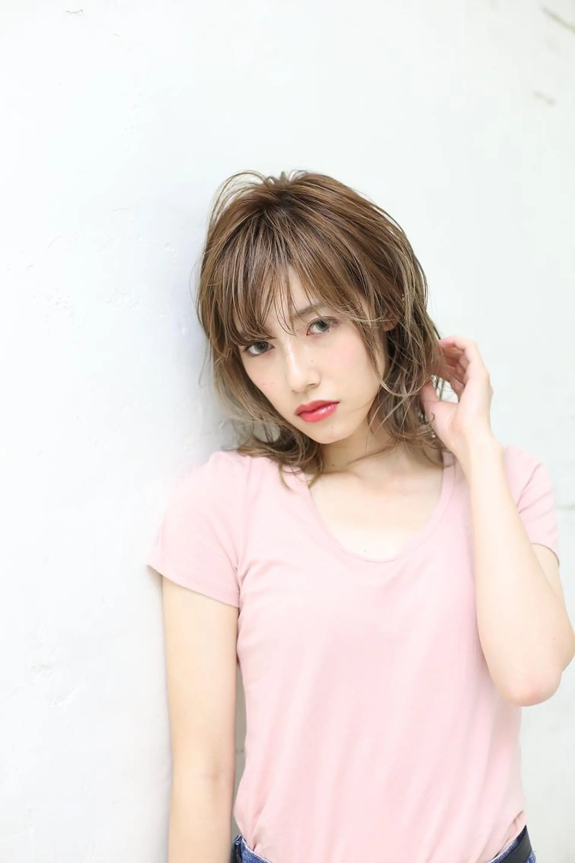 ミディアム 小林 永佳のヘアスタイル