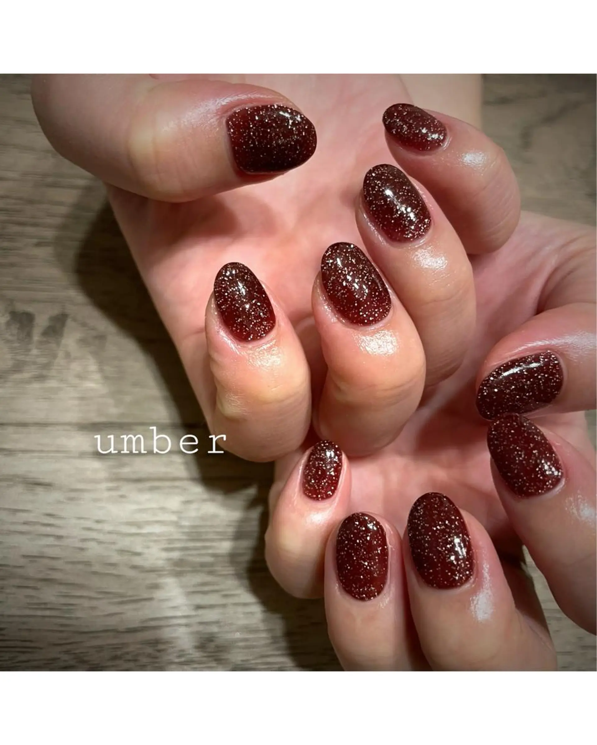 ネイル クリアネイル フットネイル フレンチネイル キラキラネイル マグネットネイル ハンドネイル umber 三茶1分のネイルデザイン