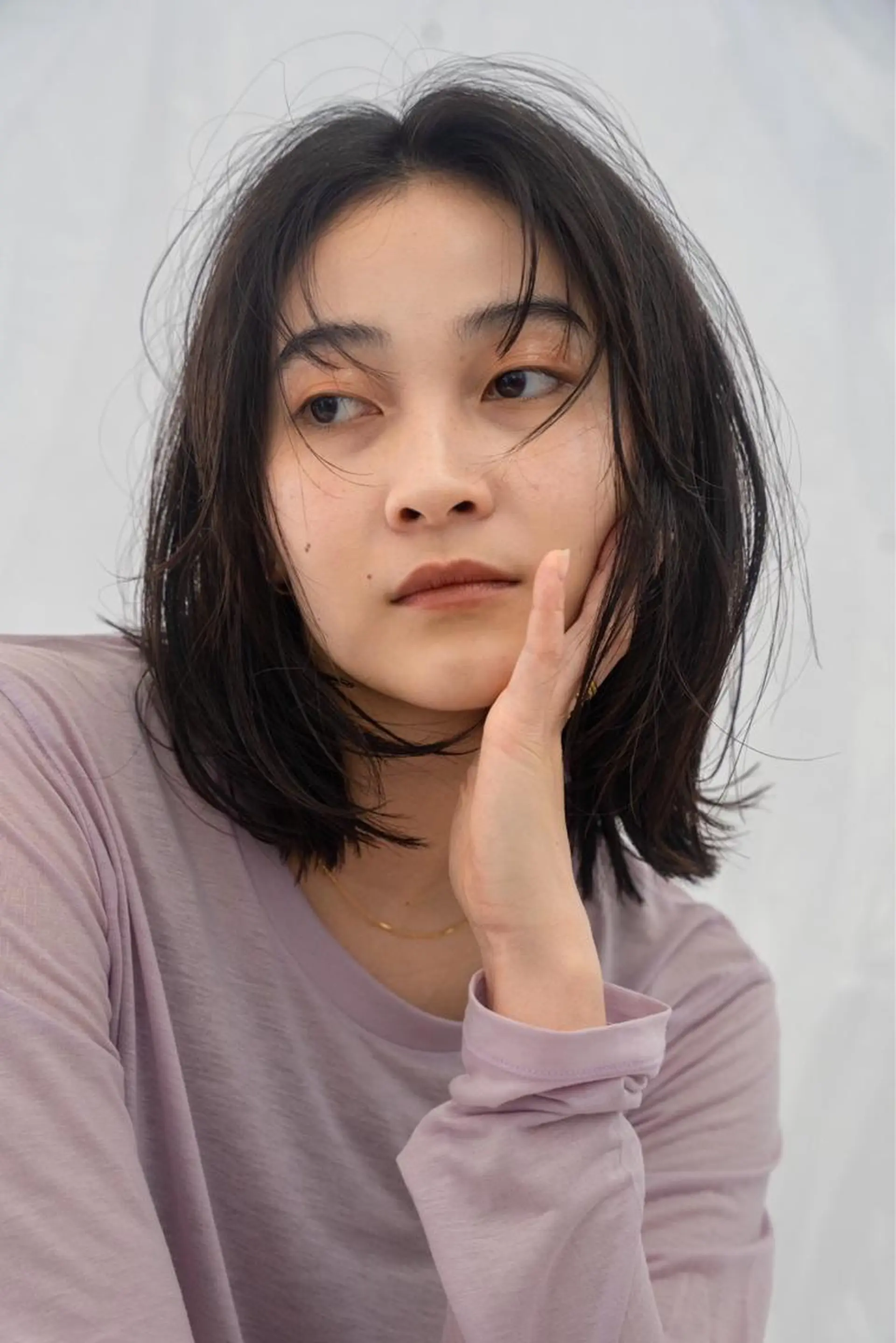 ミディアム レイヤーカット カット 🧚🏼ボブパーマ 歩美のヘアスタイル