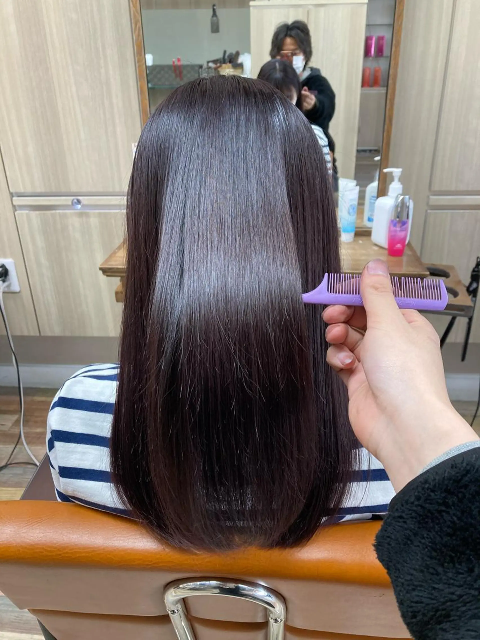 セミロング カラー ヘアカラー トリートメント ヘアセット ✂️似合わせの魔術師 石田一樹✂️のヘアスタイル