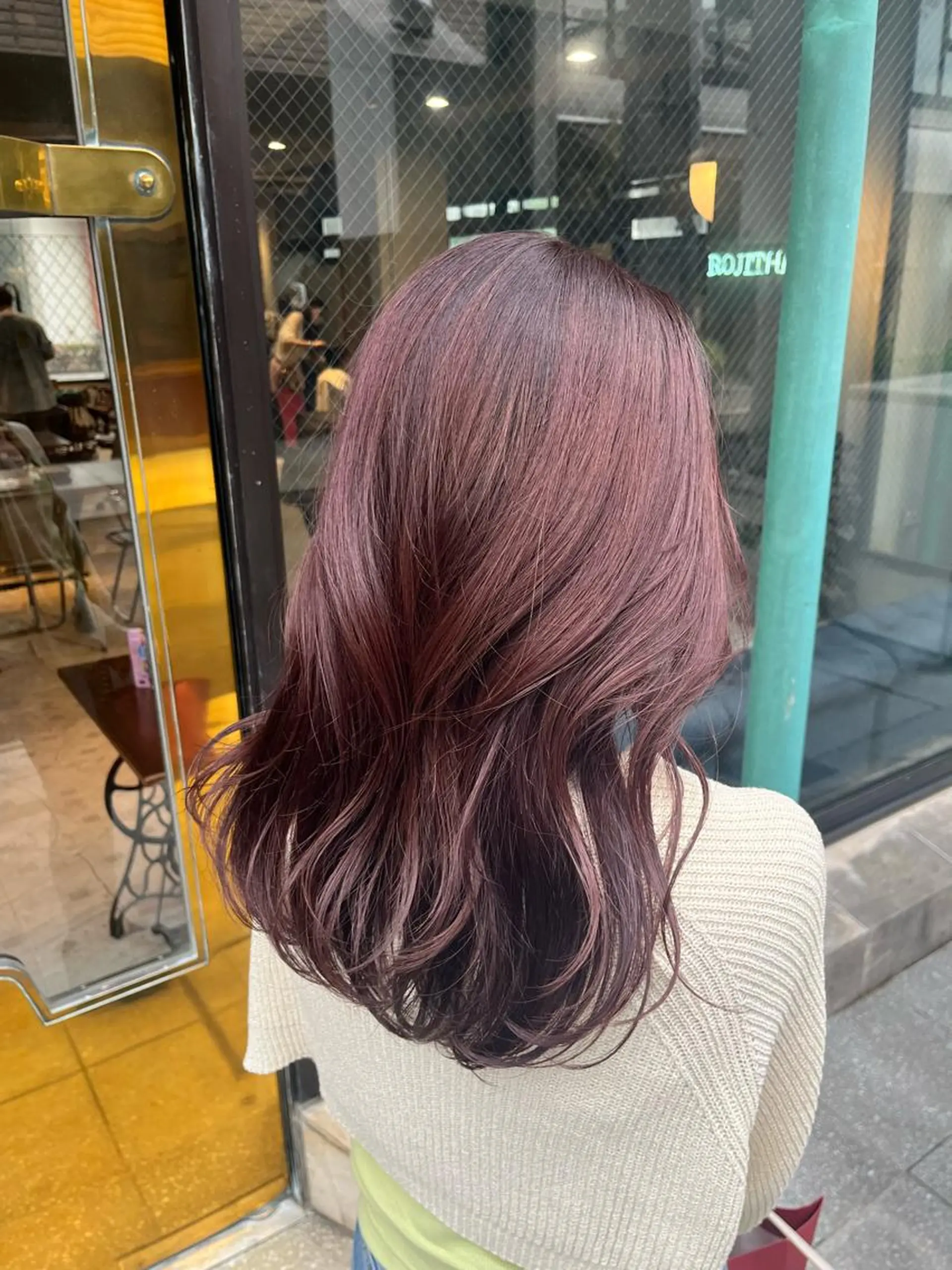 ロング カラー ブリーチ ブリーチなしカラー ピンクカラー カット ヘアカラー トリートメント DX所属・✨メンズスタイル✨ Daiのヘアスタイル