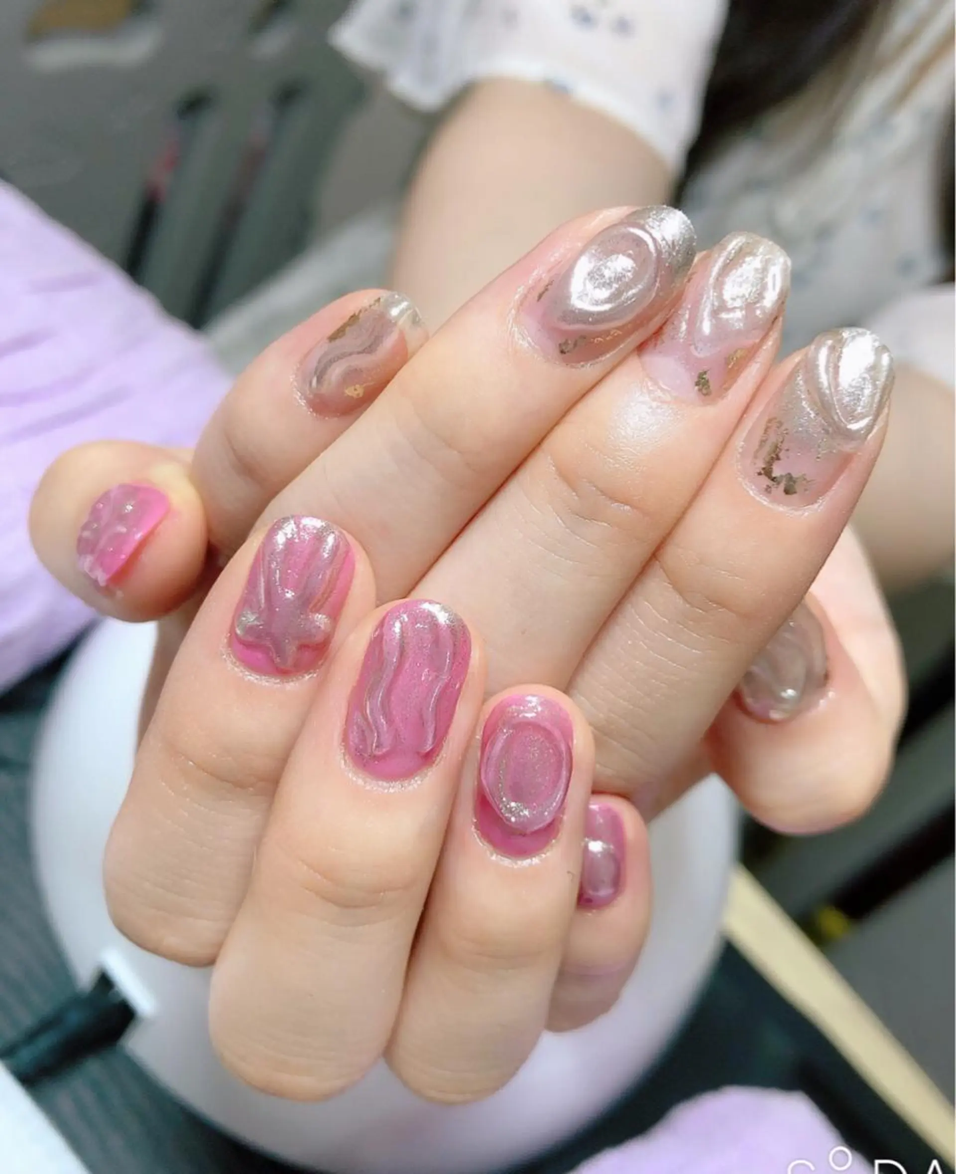 ネイル ニュアンスネイル ピンク ハンドネイル ハンドケア u sのネイルデザイン