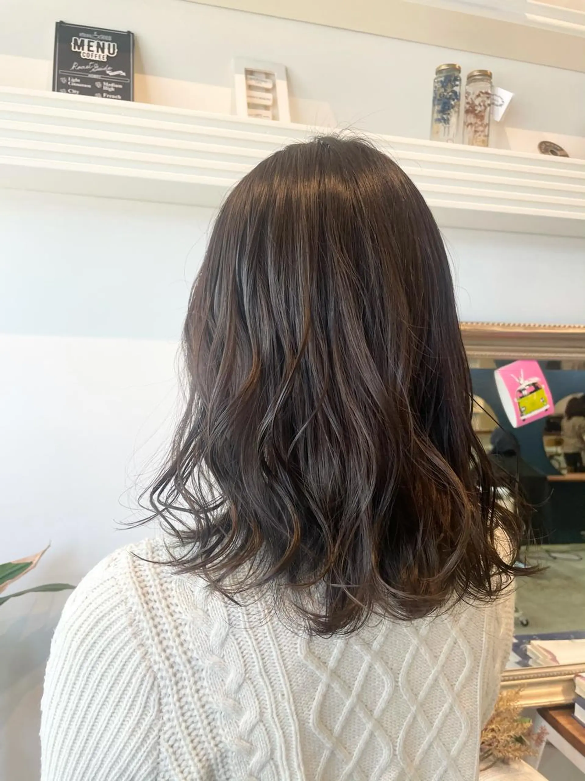 ミディアム カラー グレージュ 💐パーソナルカラー /市橋加菜💐のヘアスタイル