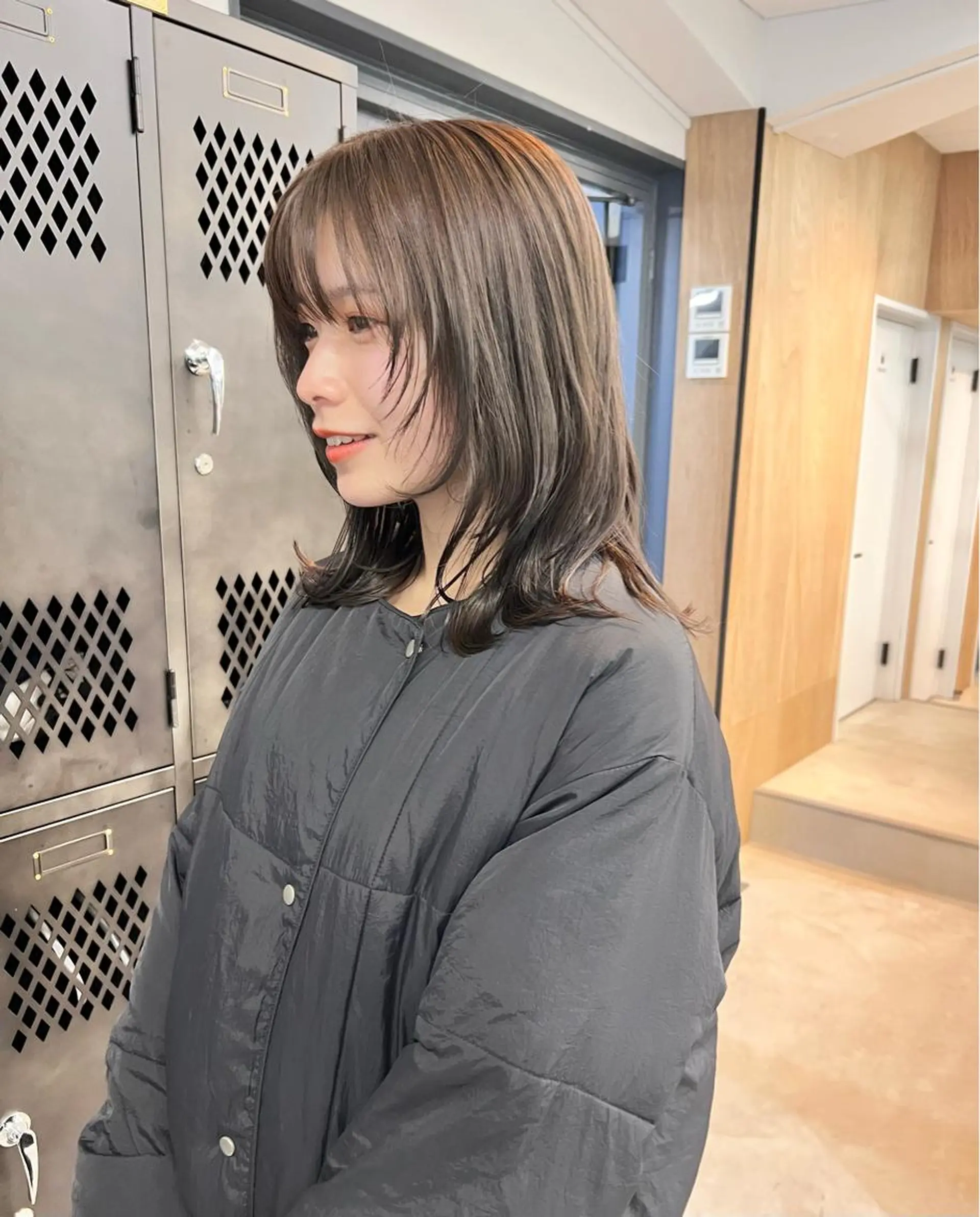 ミディアム カラー カット ヘアカラー トリートメント 樫原裕二 /柔らかいカラーのヘアスタイル