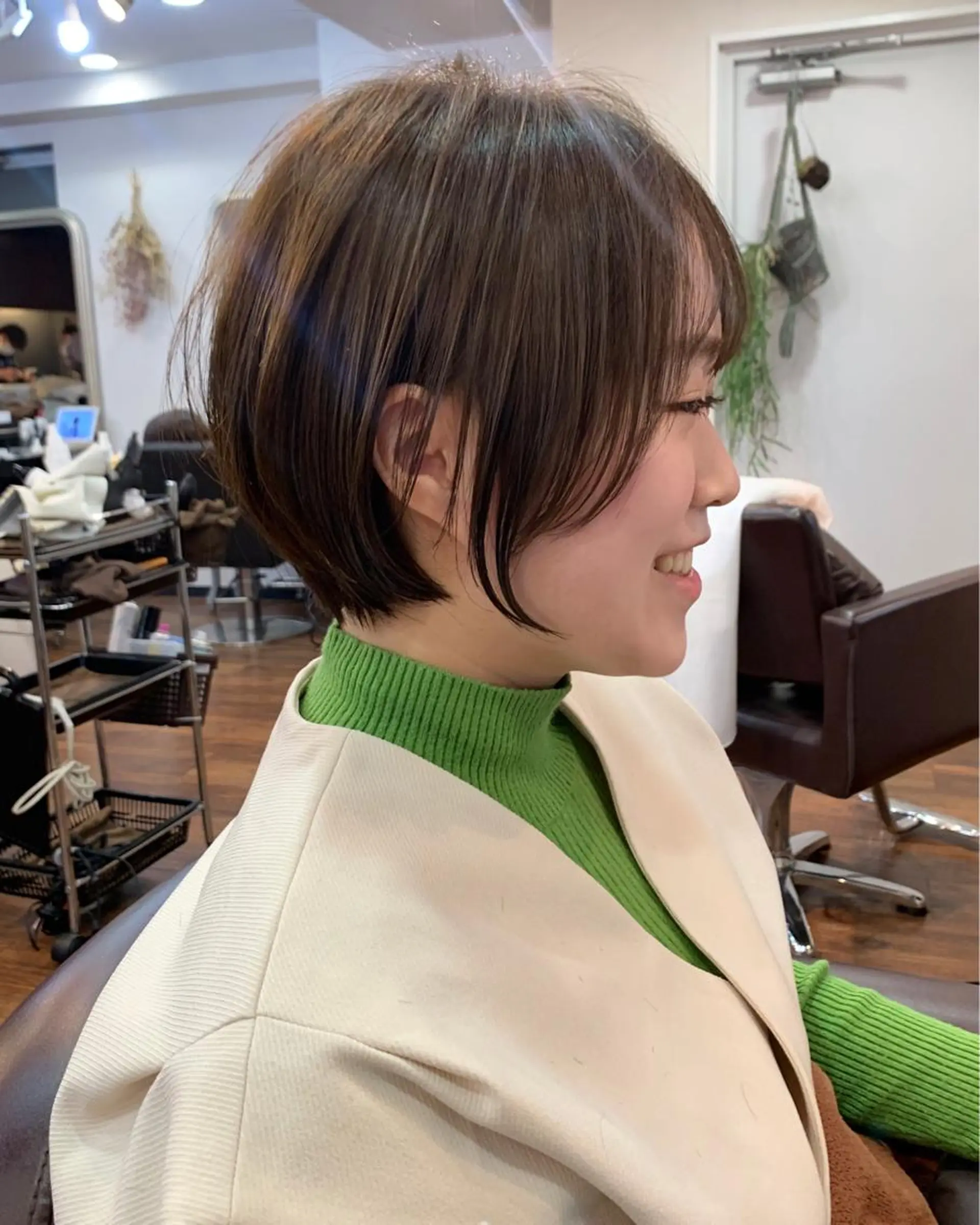 ショート 縮毛矯正/ショート/ レイヤー/畑中正敏のヘアスタイル