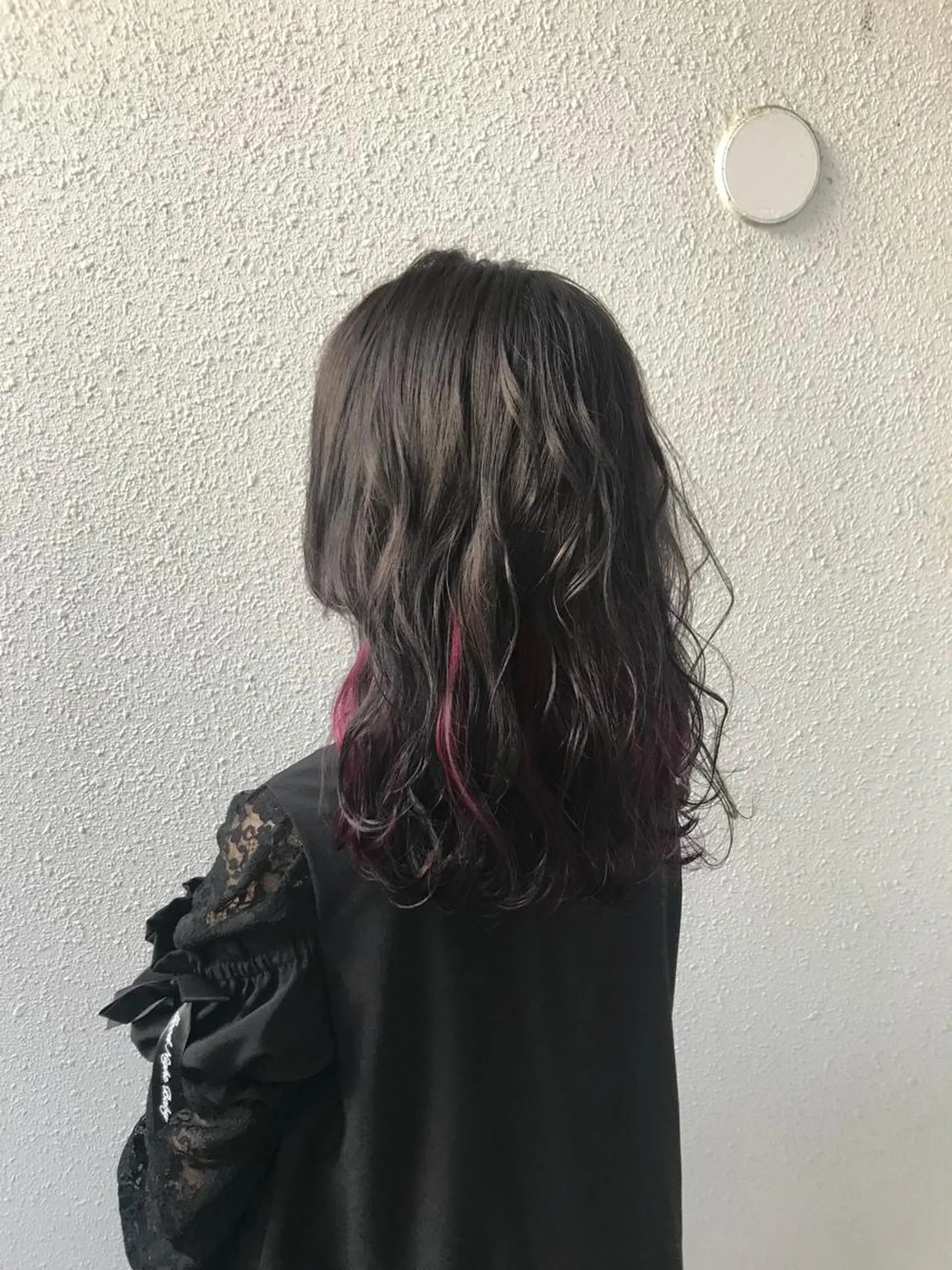 ミディアム カラー ブリーチ インナーカラー インナーカラー/天神 ブリーチ/吉田のヘアスタイル